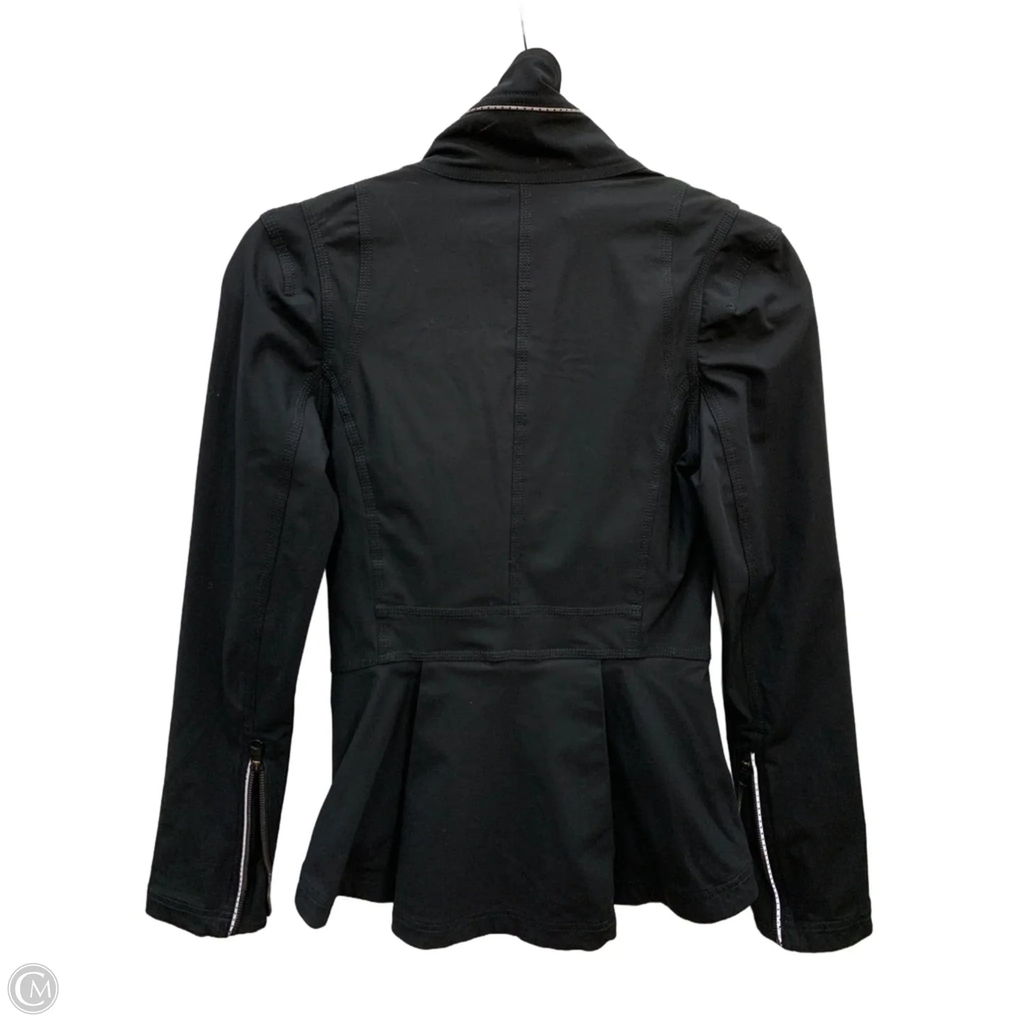 Athletic Jacket By Lululemon In Black, Size: S