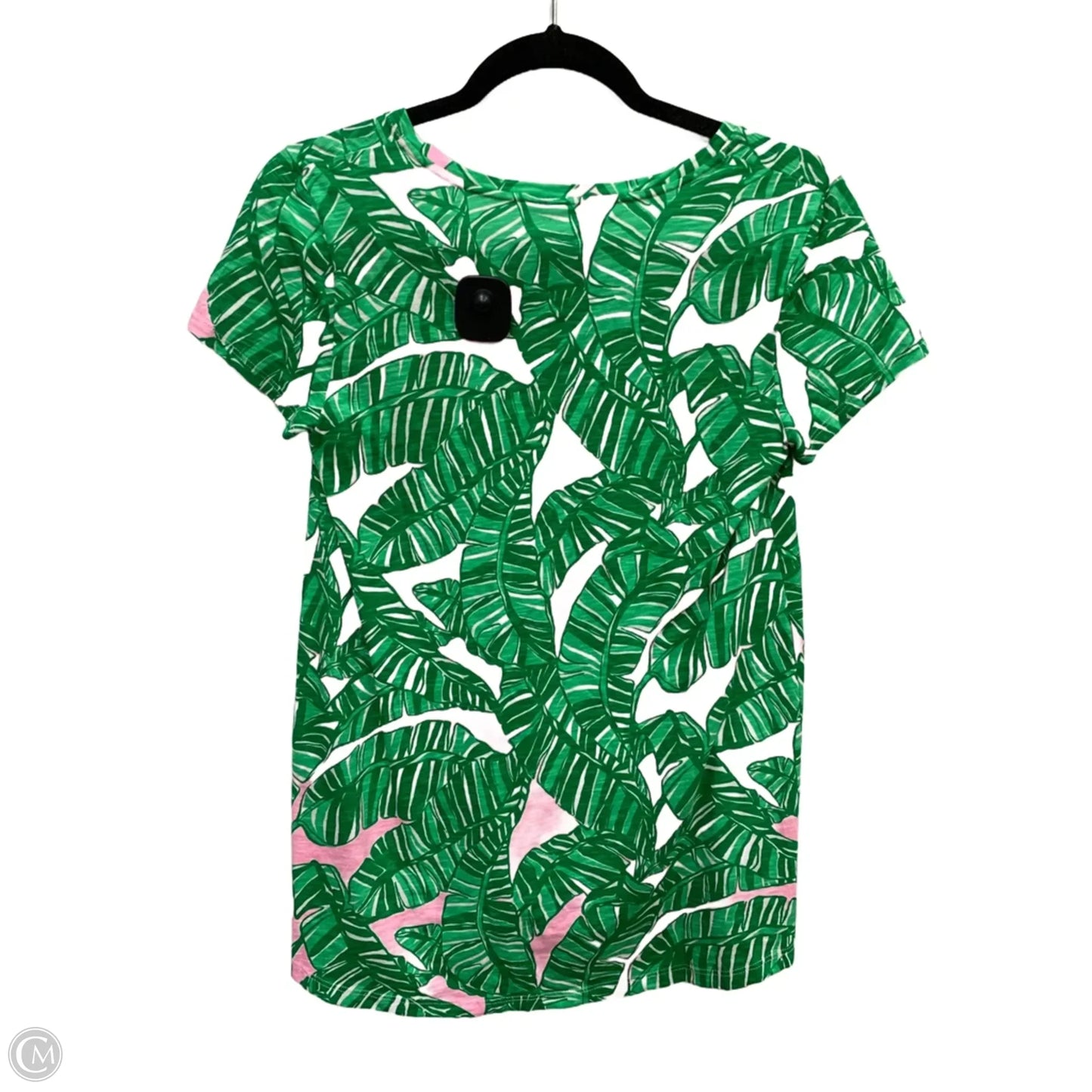 Top Short Sleeve Designer By Lilly Pulitzer In Green, Size: Xs