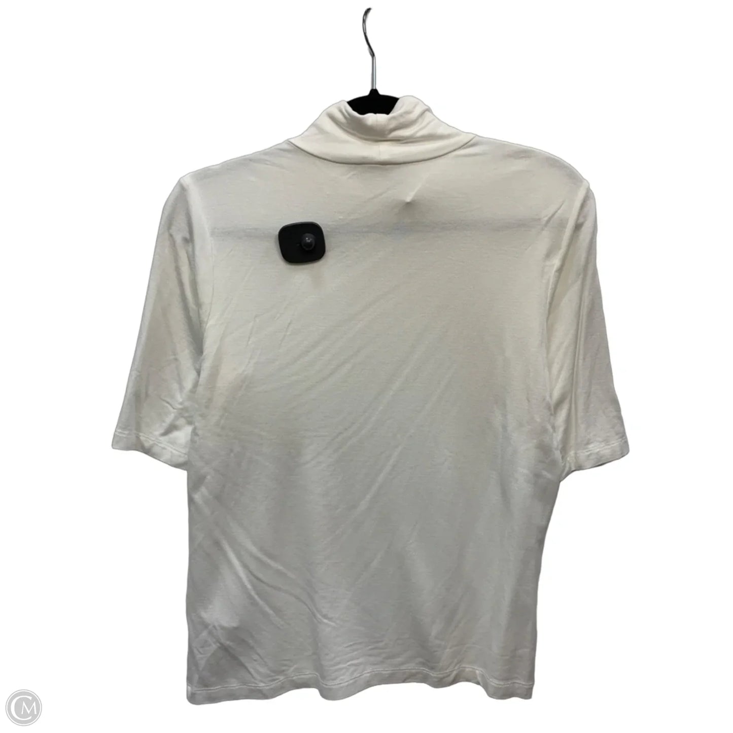 Top Short Sleeve By Tribal In Cream, Size: M