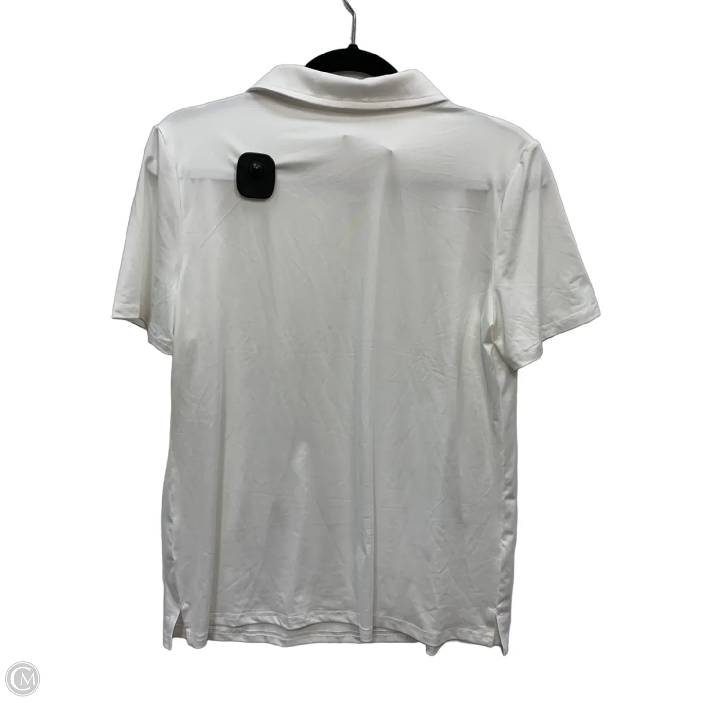 Top Short Sleeve By Clothes Mentor In White, Size: M