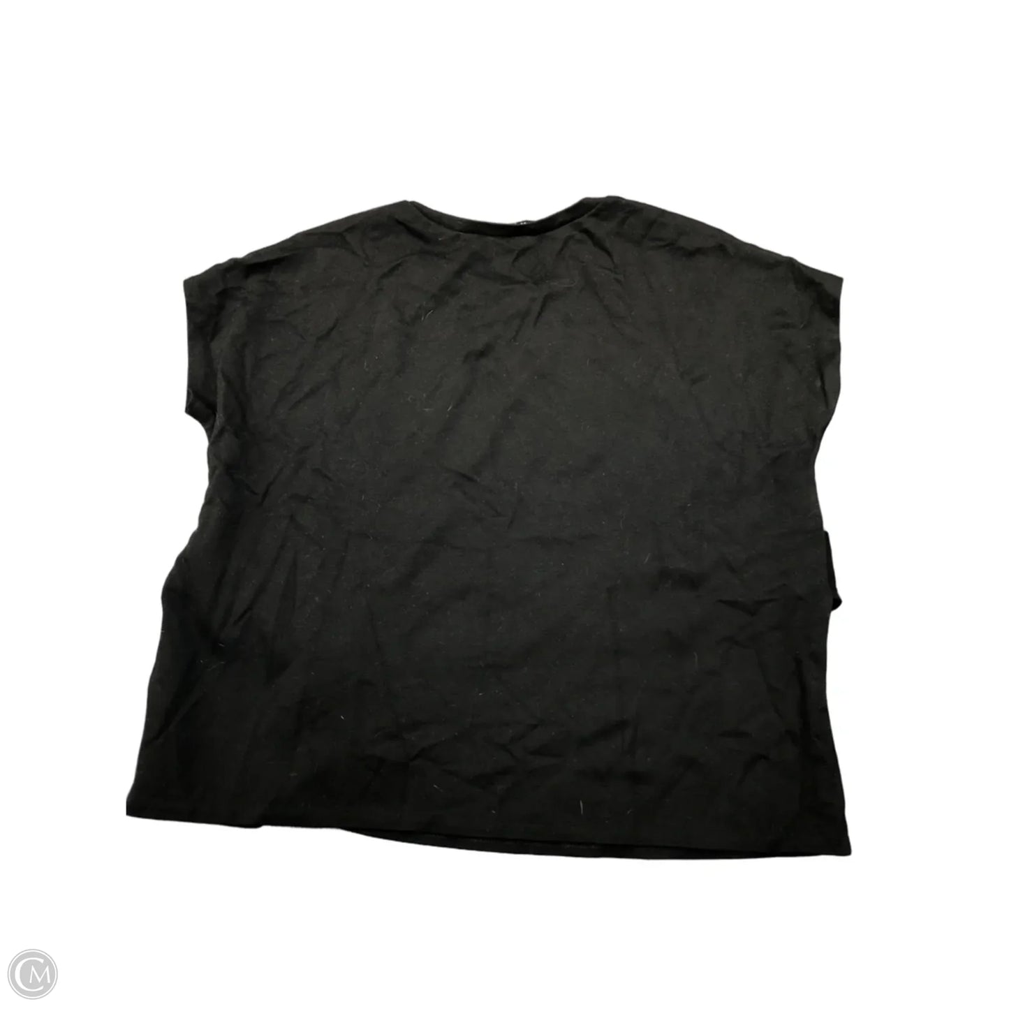 Top Short Sleeve By Express In Black, Size: S