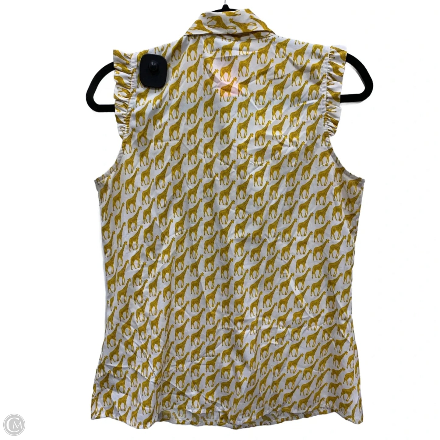 Top Sleeveless By Tommy Hilfiger In Animal Print, Size: M