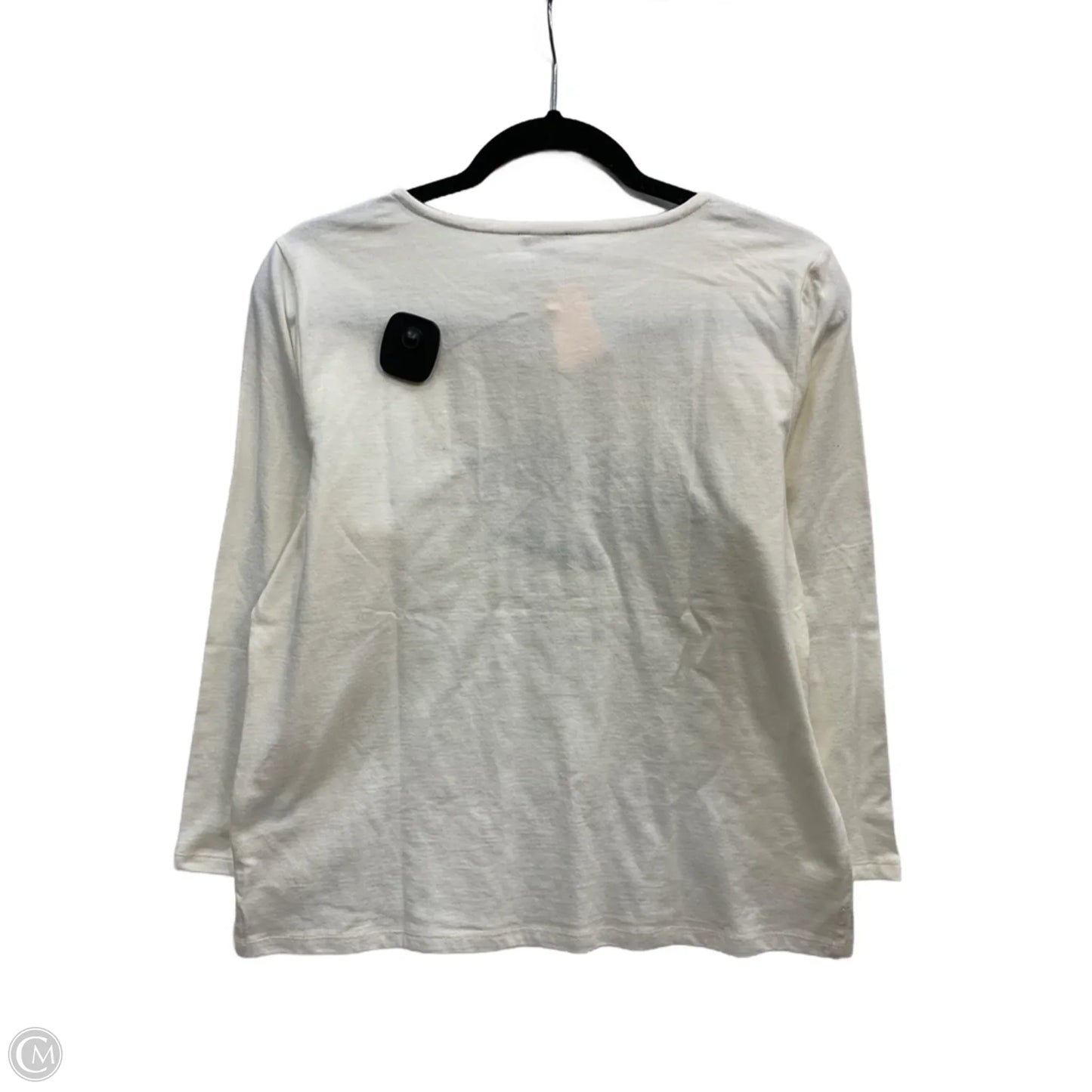 Top Long Sleeve By Talbots In Cream, Size: S
