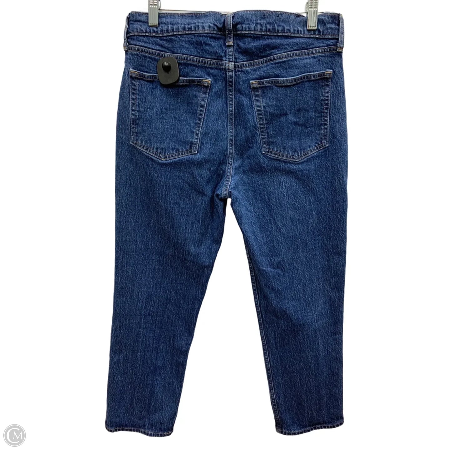 Jeans Straight By Gap In Blue Denim, Size: 10