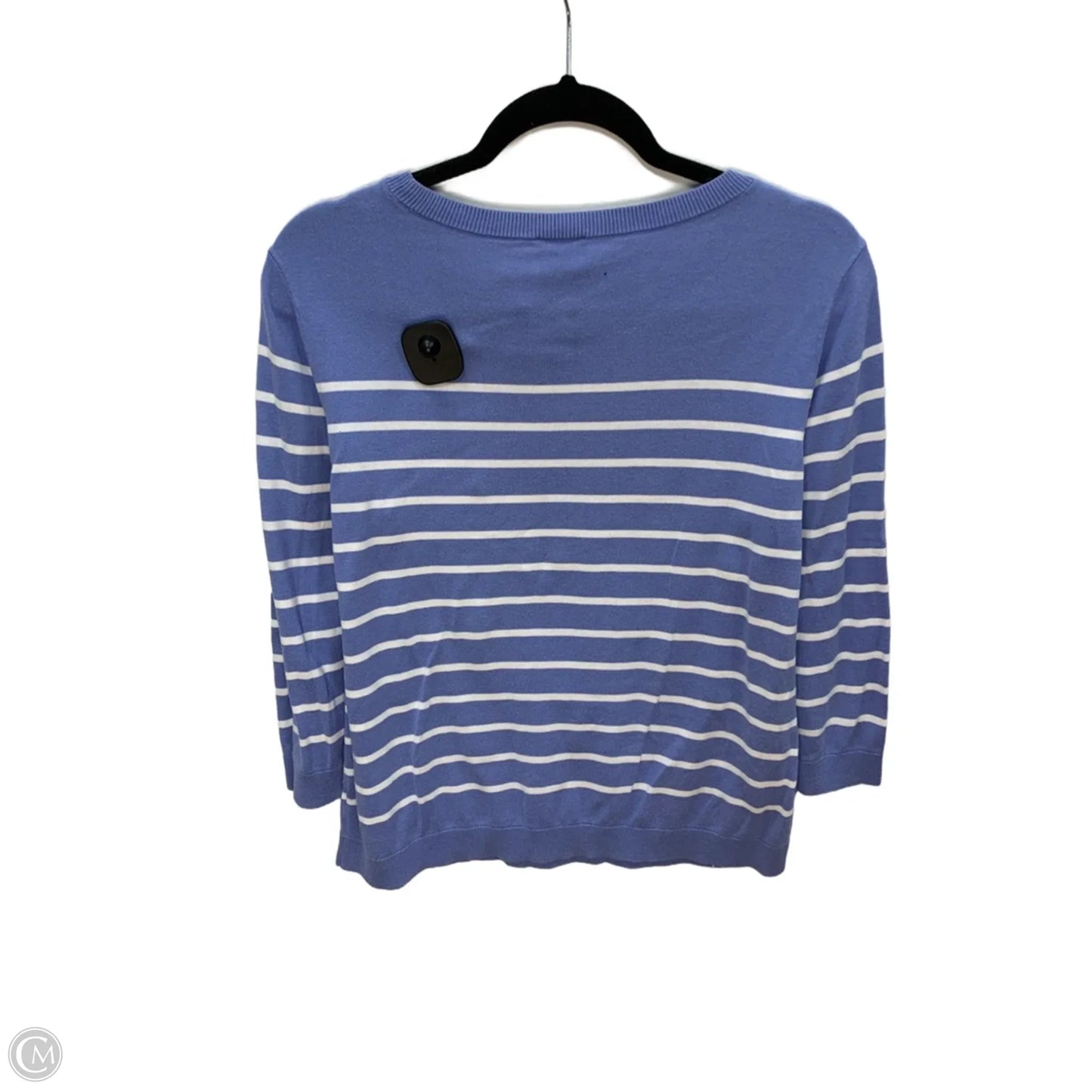 Sweater By Talbots In Striped Pattern, Size: L