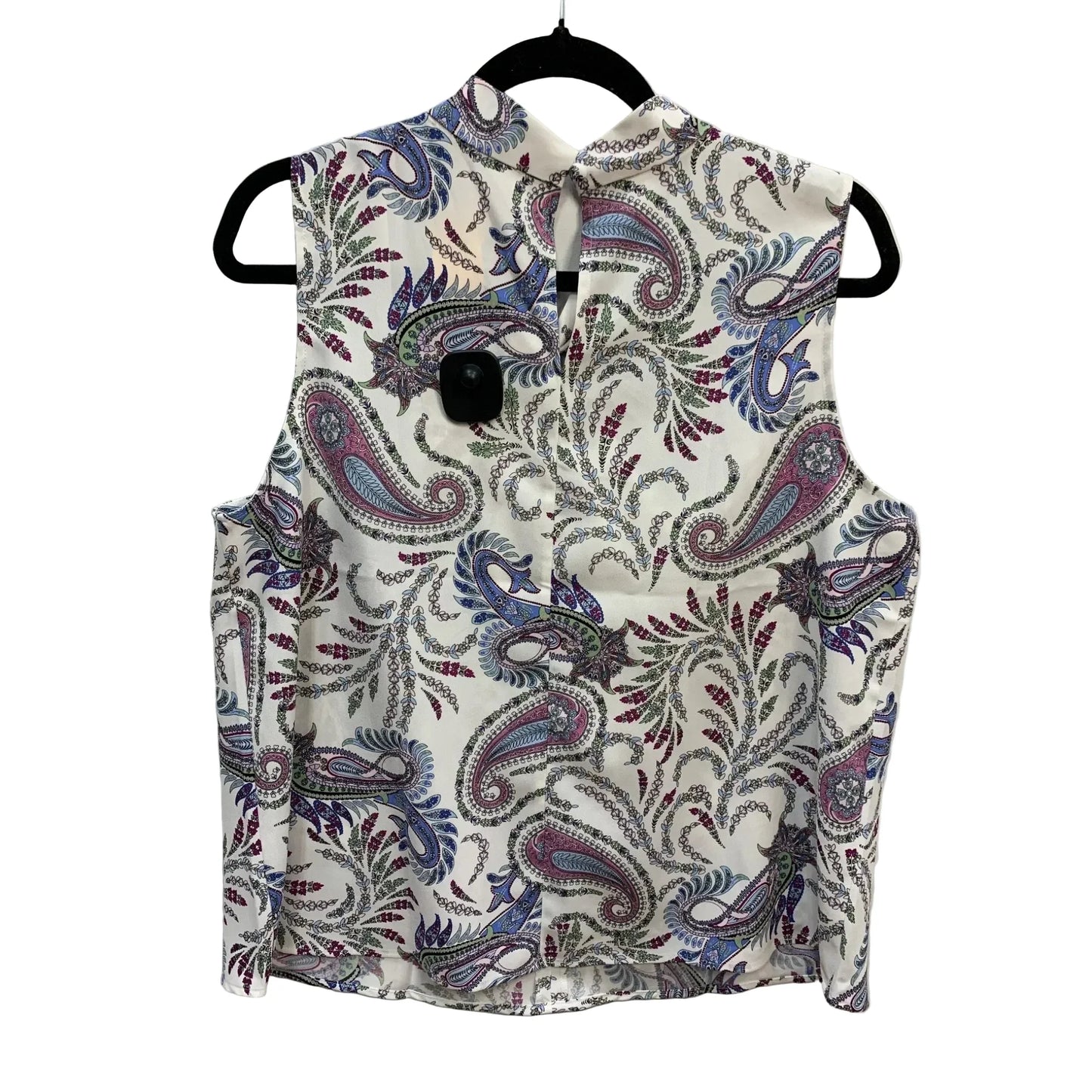 Top Sleeveless By Loft In Paisley Print, Size: L