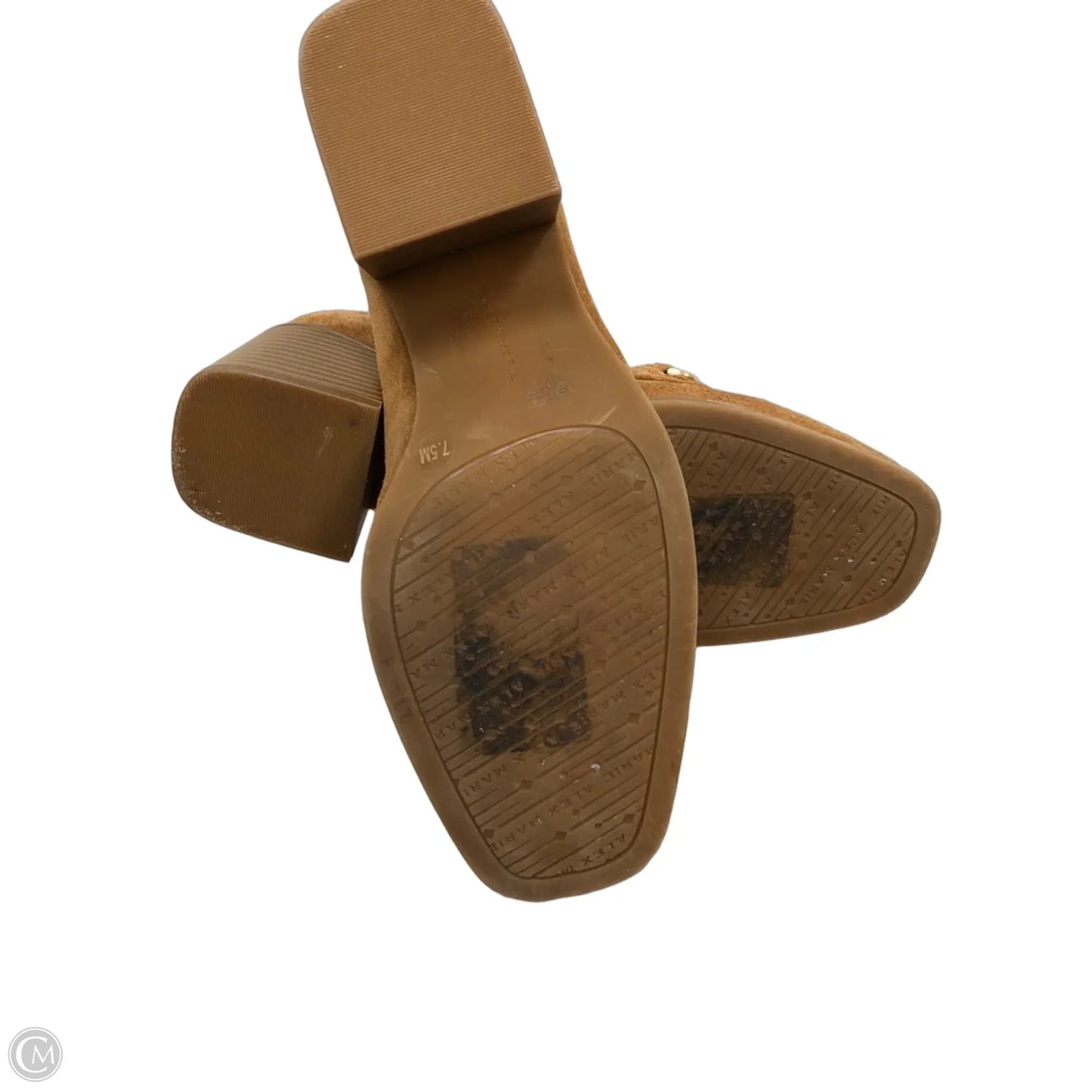 Shoes Heels Block By Alex Marie In Brown, Size: 7.5
