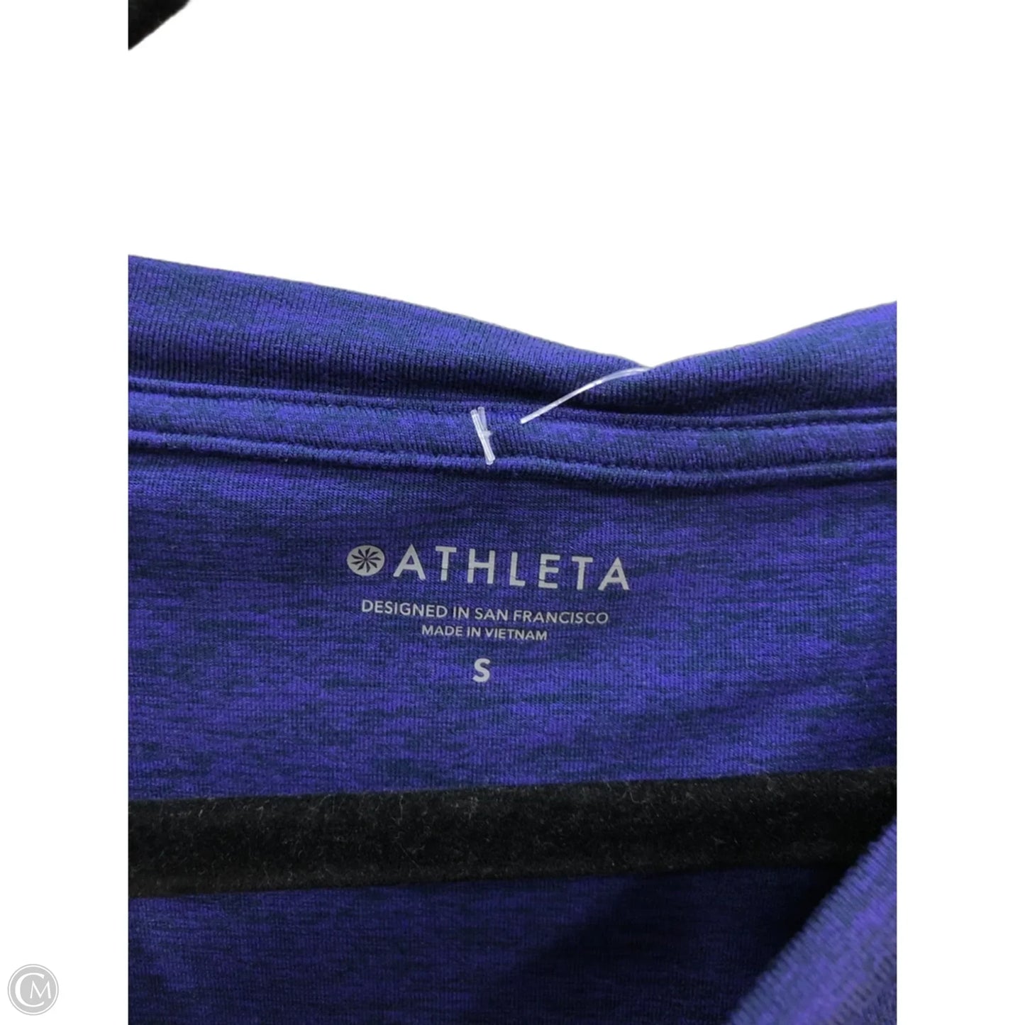 Athletic Top Long Sleeve Collar By Athleta In Blue, Size: S