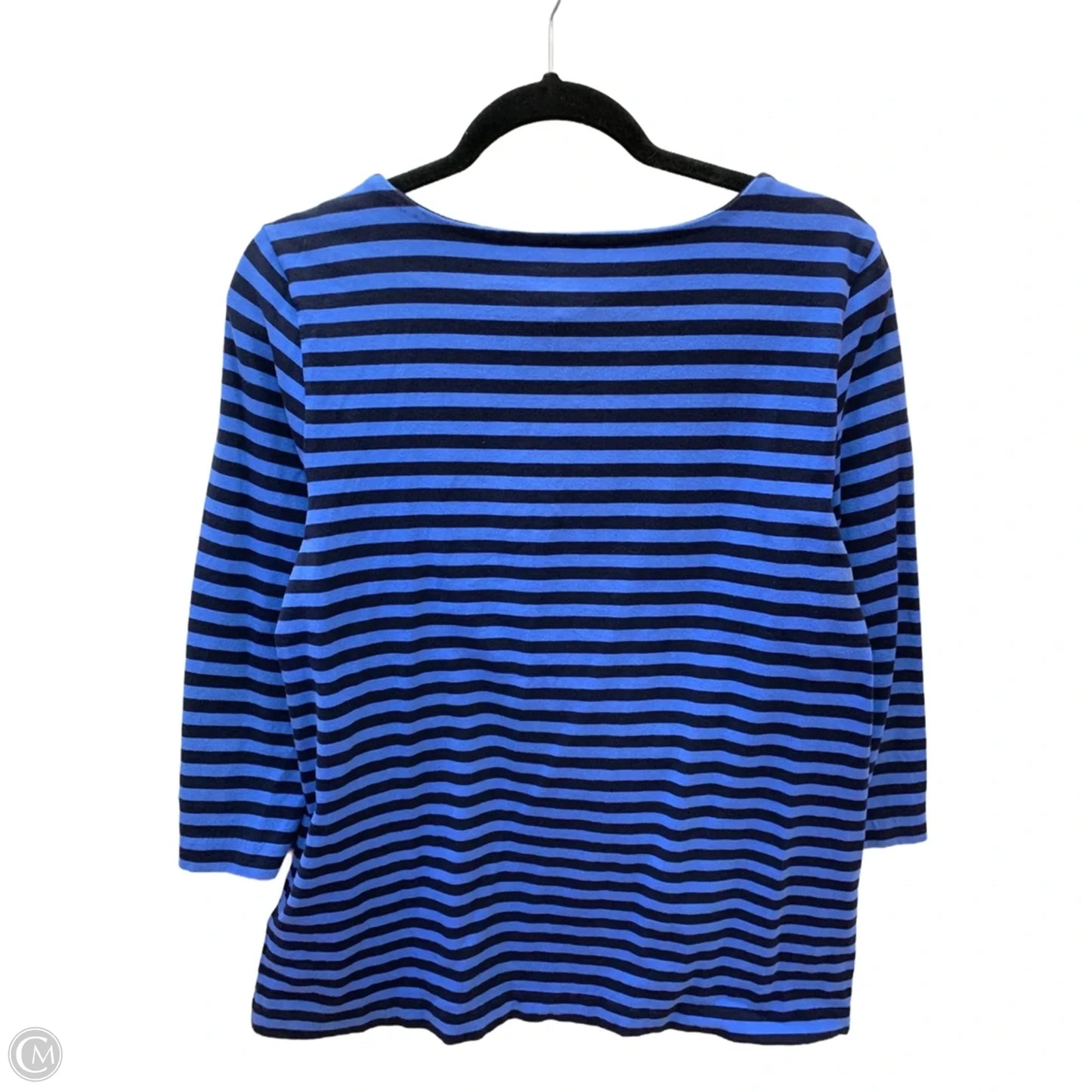 Top Long Sleeve Designer By Kate Spade In Striped Pattern, Size: M