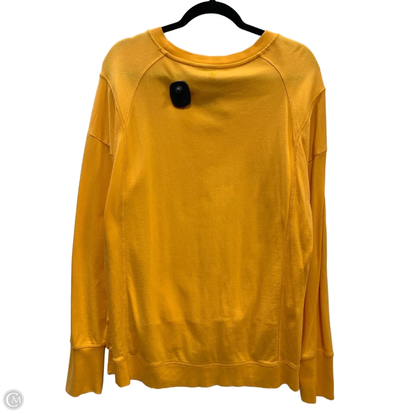 Sweatshirt Collar By Sweaty Betty In Yellow, Size: L