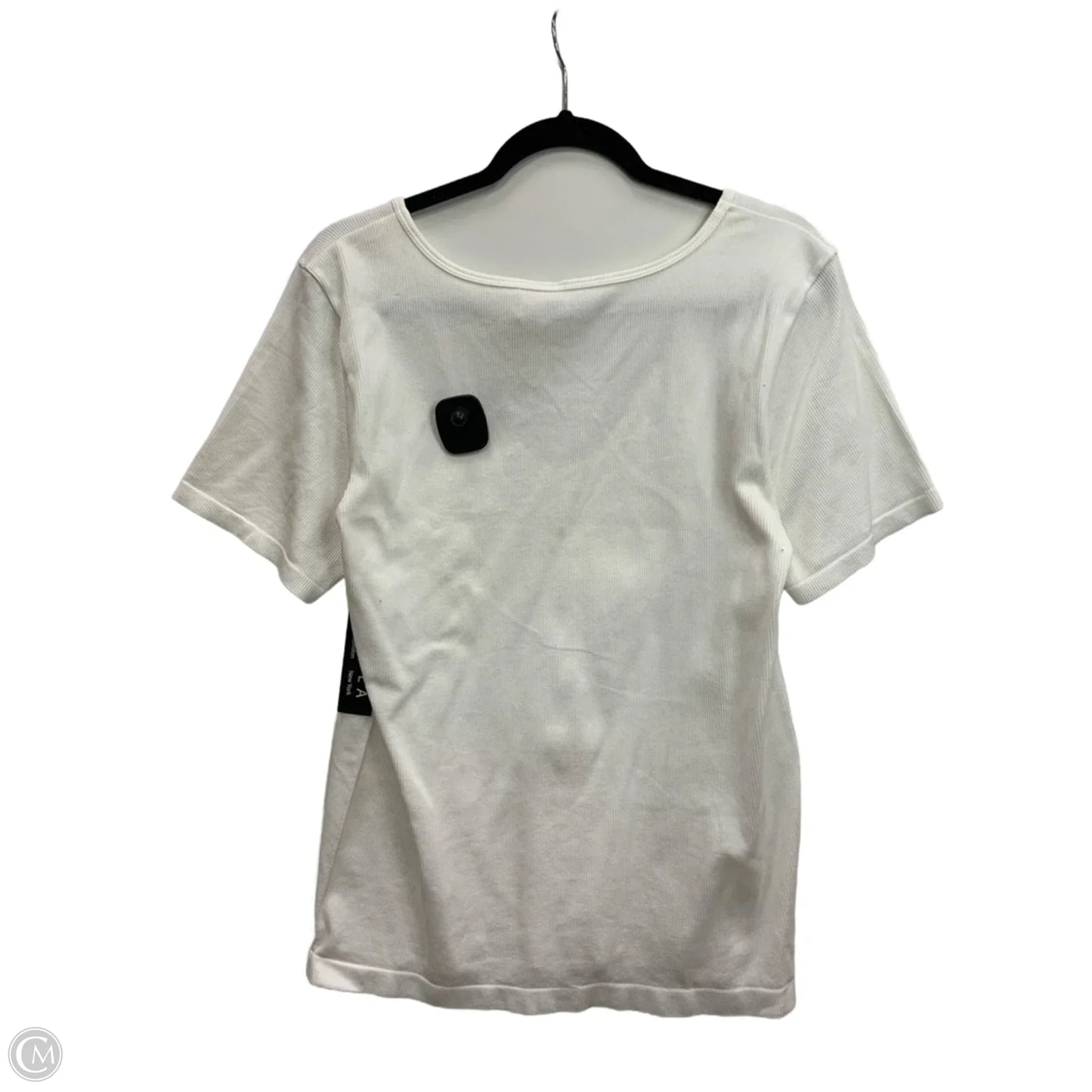 Top Short Sleeve By Clothes Mentor In White, Size: 3x