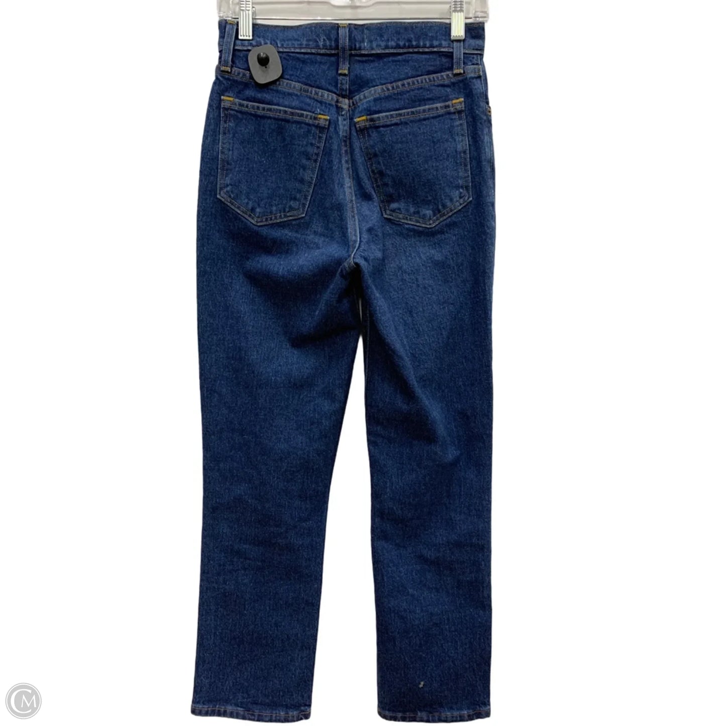 Jeans Straight By Abercrombie And Fitch In Blue Denim, Size: 0