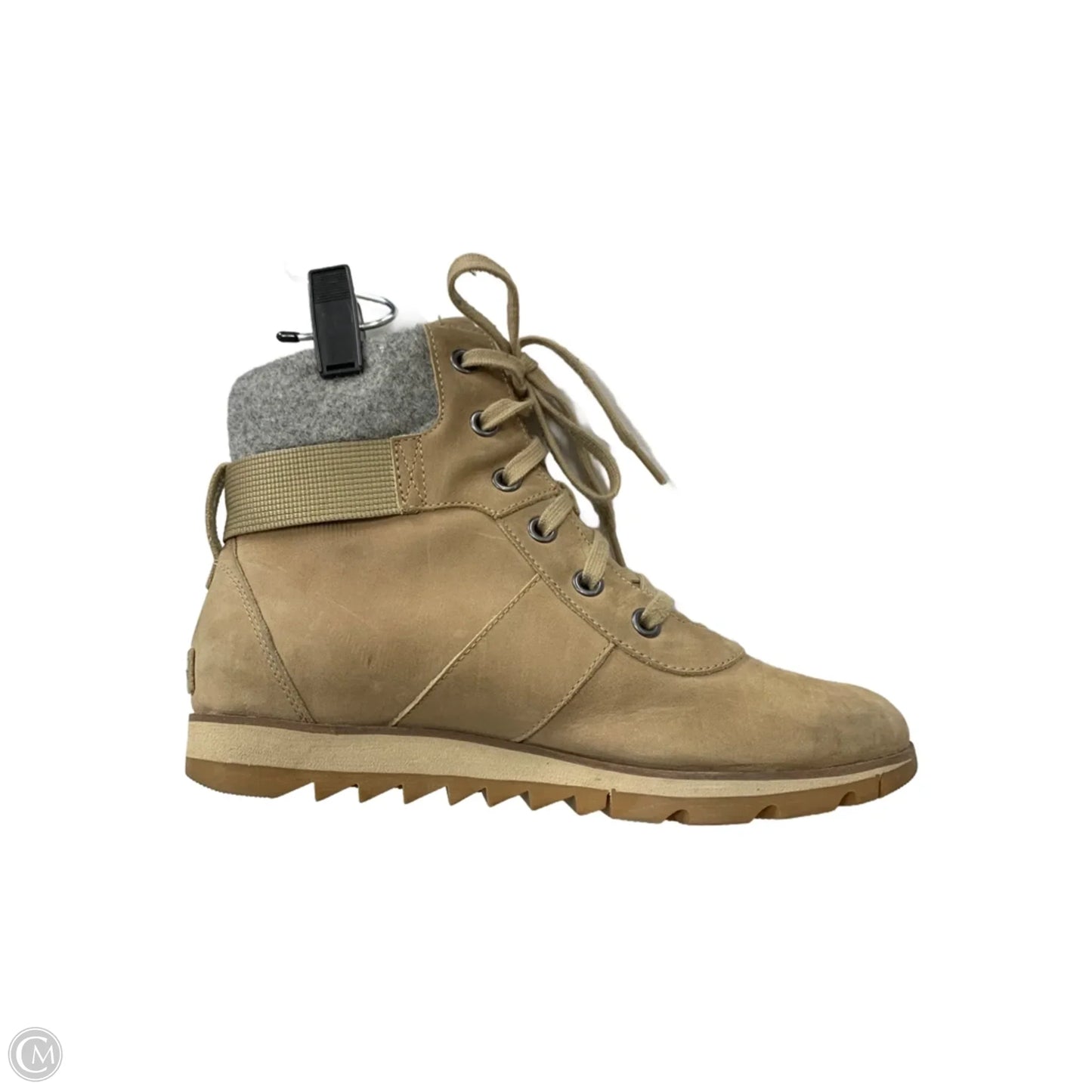 Boots Ankle Flats By Sorel In Tan, Size: 10