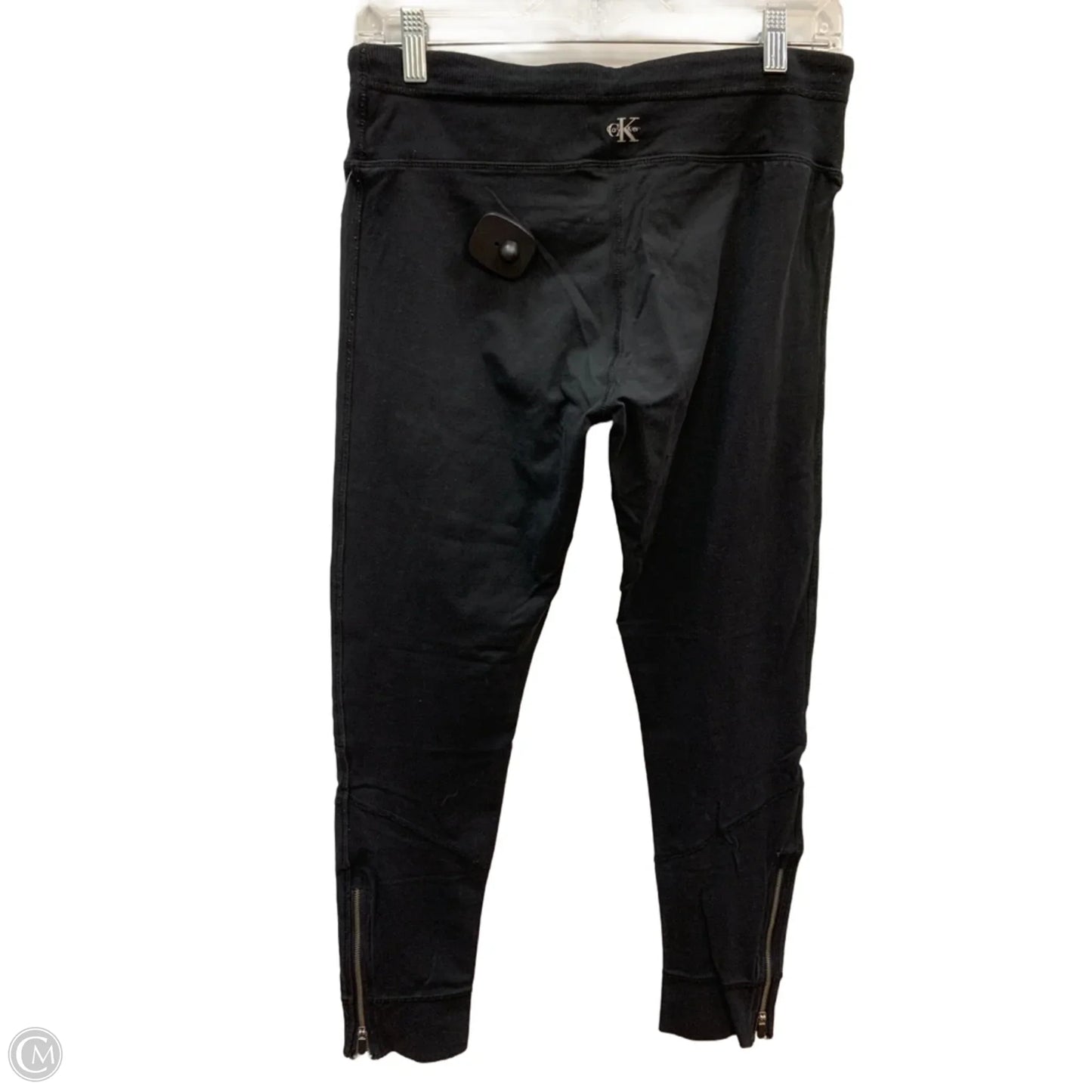 Athletic Leggings By Calvin Klein In Black, Size: M