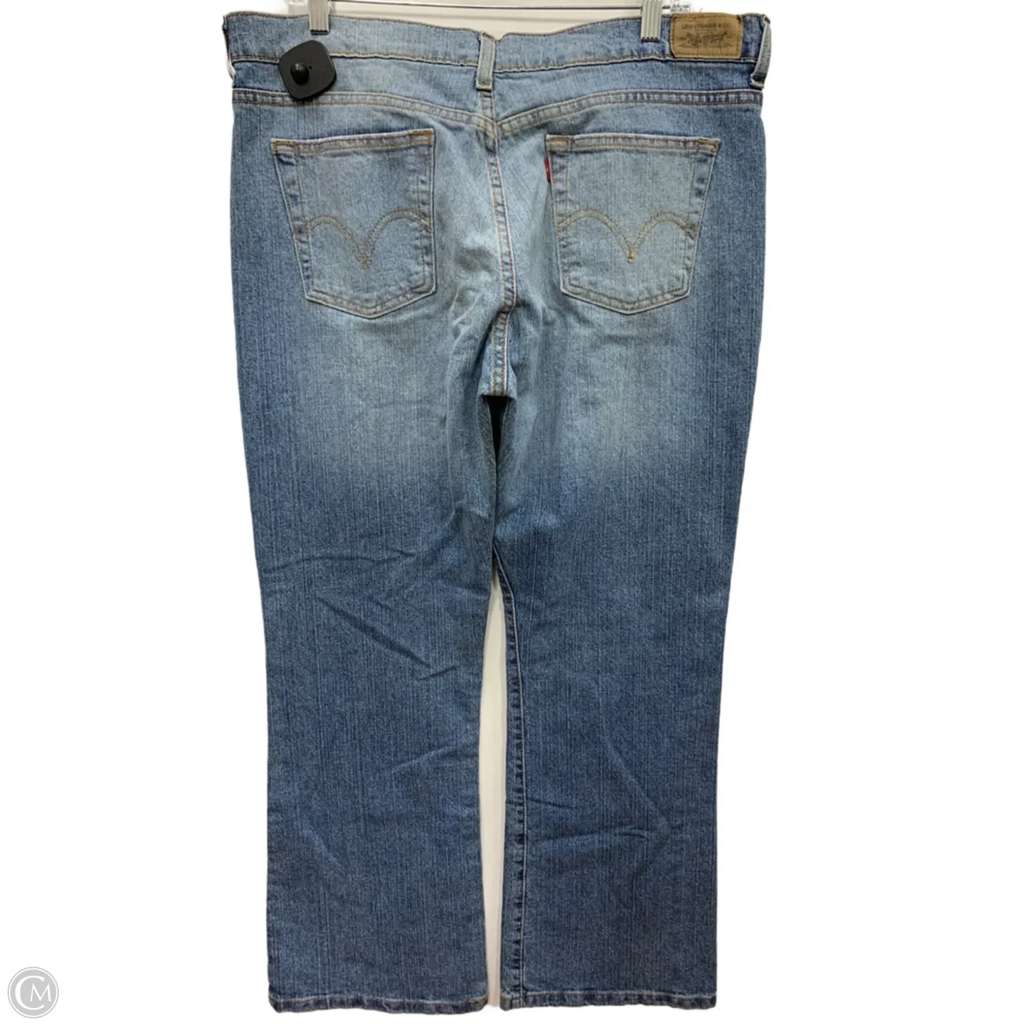 Jeans Boot Cut By Levis In Blue Denim, Size: 16