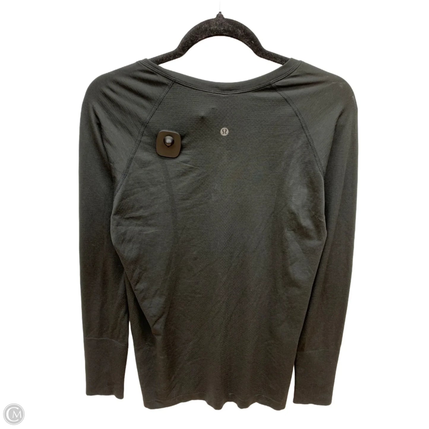 Athletic Top Long Sleeve Crewneck By Lululemon In Black, Size: Xl