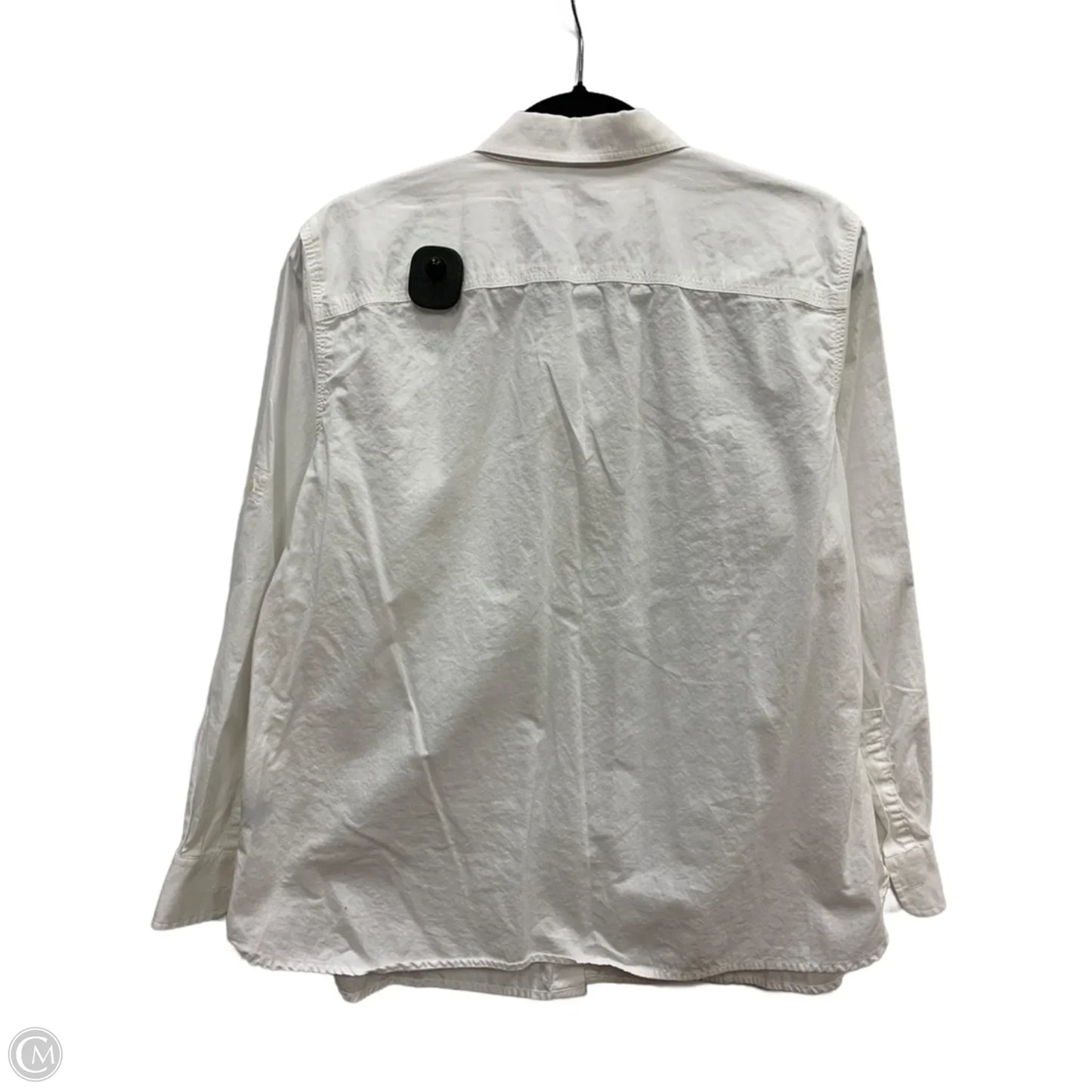 Top Long Sleeve By Lauren By Ralph Lauren In White, Size: 1x