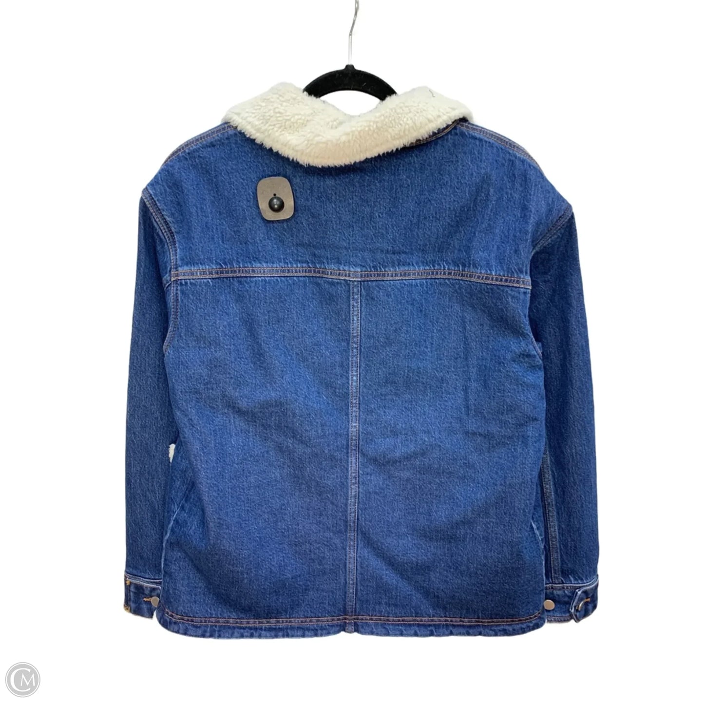 Jacket Denim By Ann Taylor In Blue Denim, Size: Xs