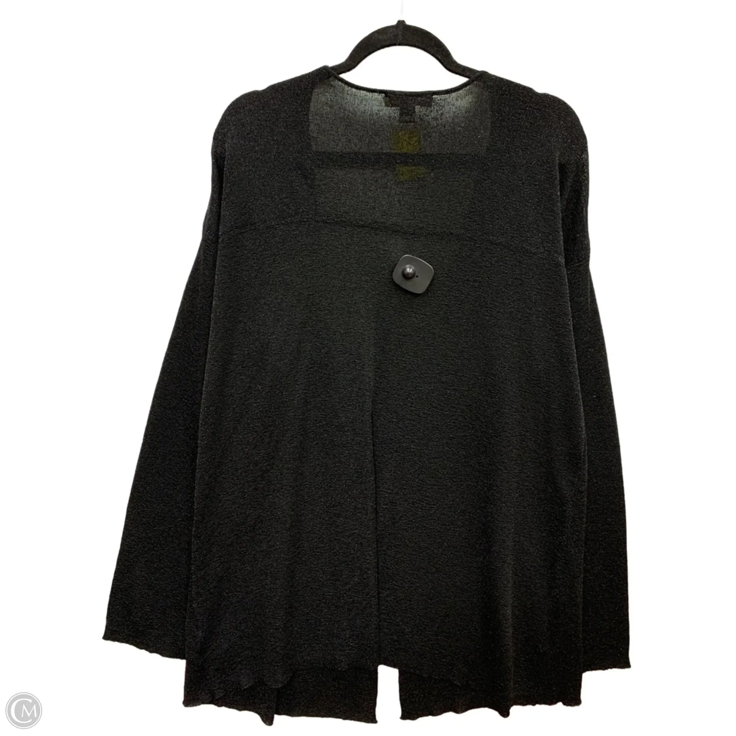 Sweater Cardigan By Coldwater Creek In Black, Size: 2x