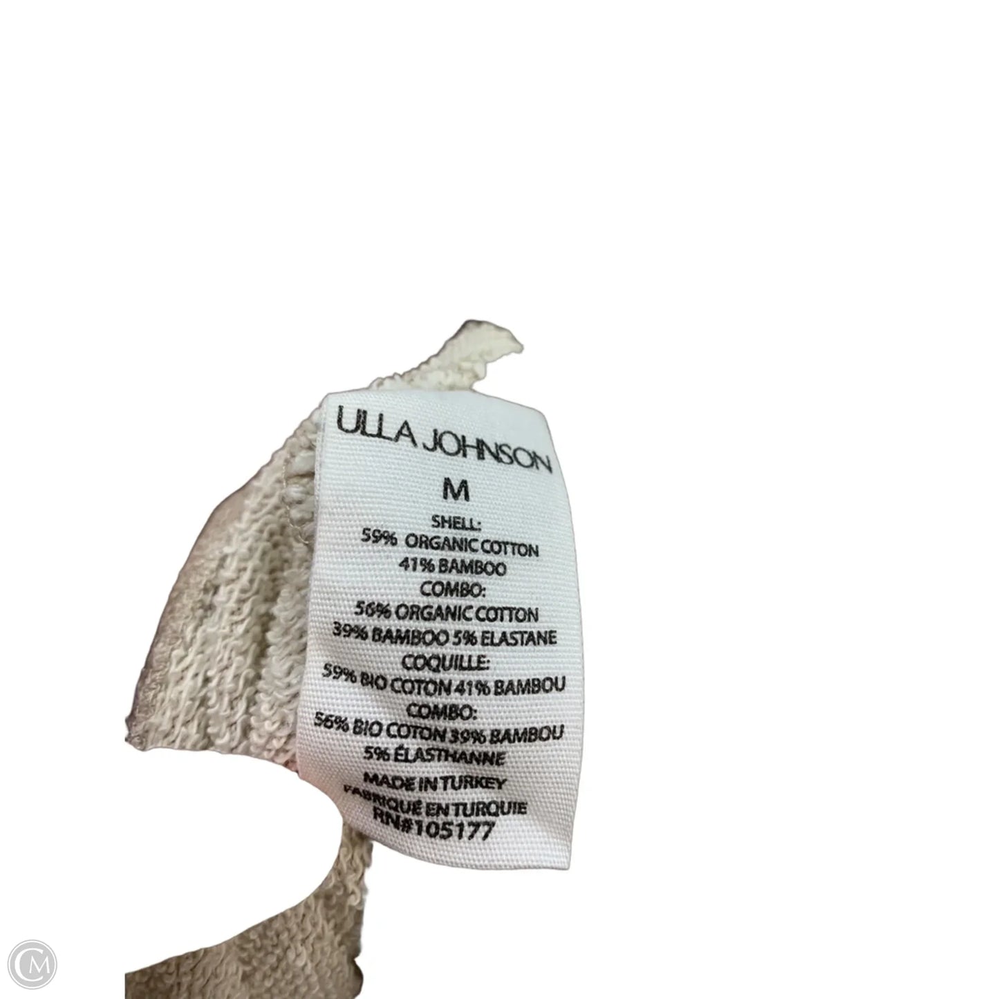 Sweatshirt Crewneck By Ulla Johnson In Beige, Size: M