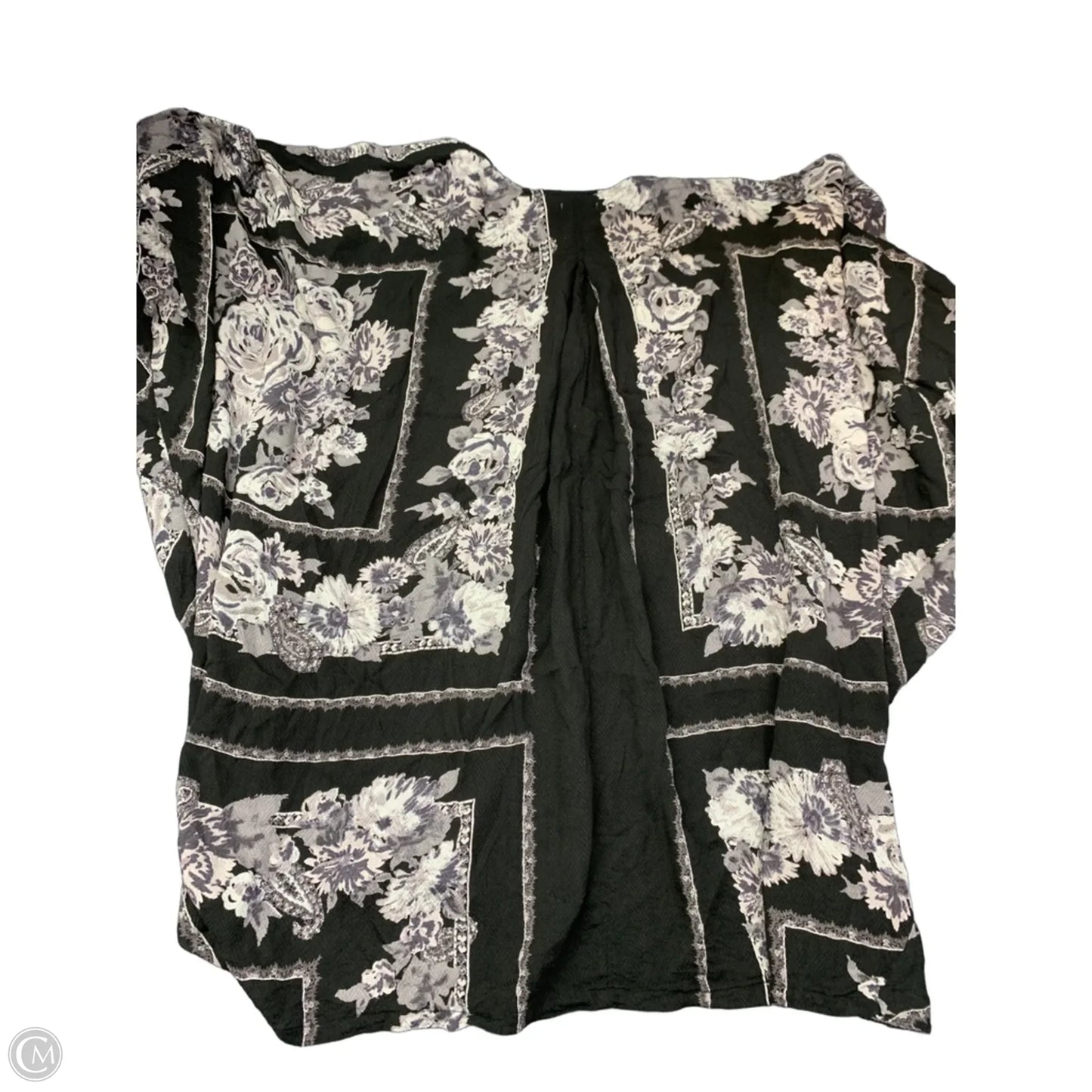 Kimono By Kimichi Blue In Black & Grey, Size: M