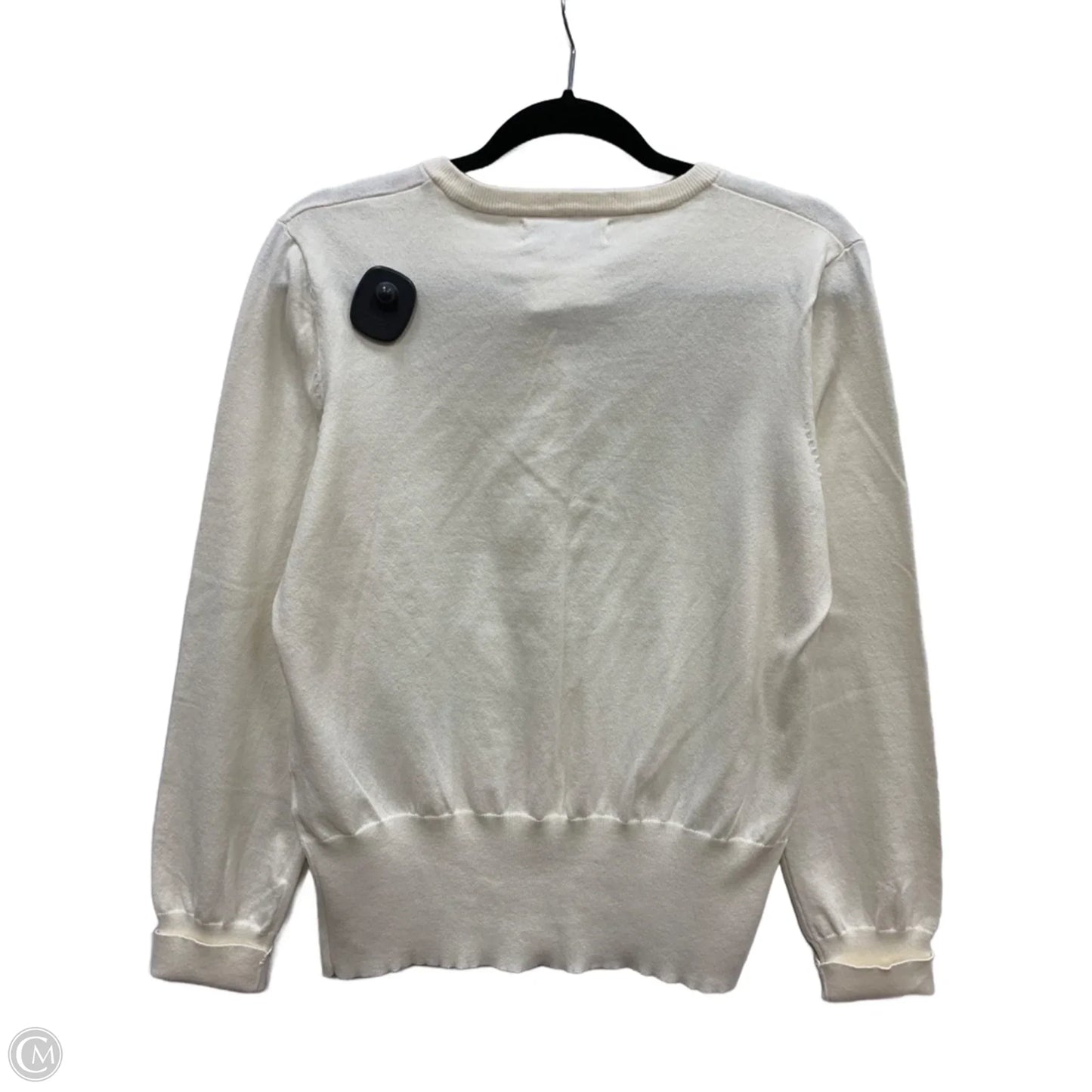 Sweater Cardigan By Jones New York In Cream, Size: Xl