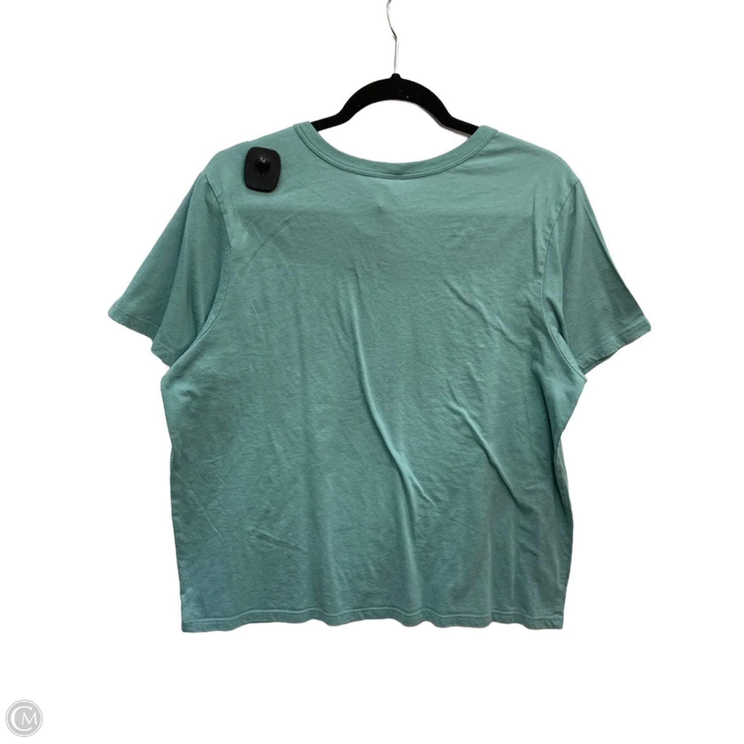 Top Short Sleeve Basic By Zoe And Liv In Green, Size: Xxl