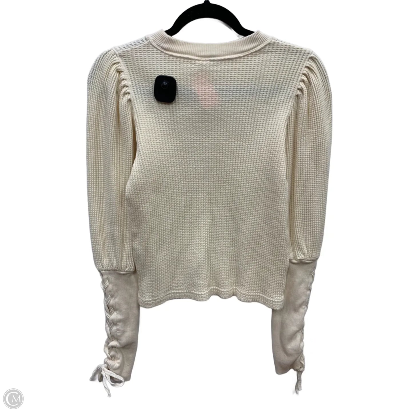 Top Long Sleeve Basic By Free People In Cream, Size: S