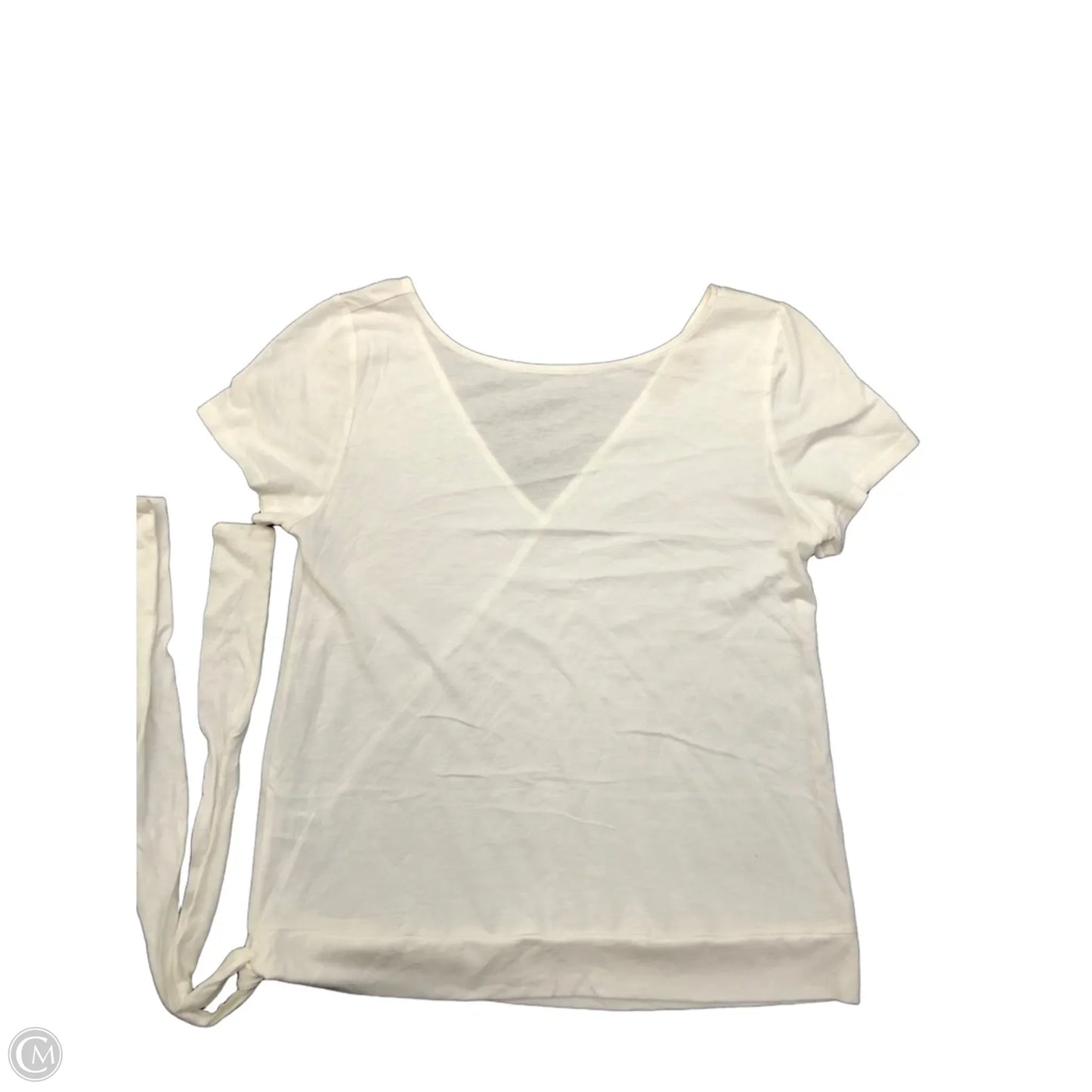 Top Short Sleeve Basic By Loft In White, Size: Xs