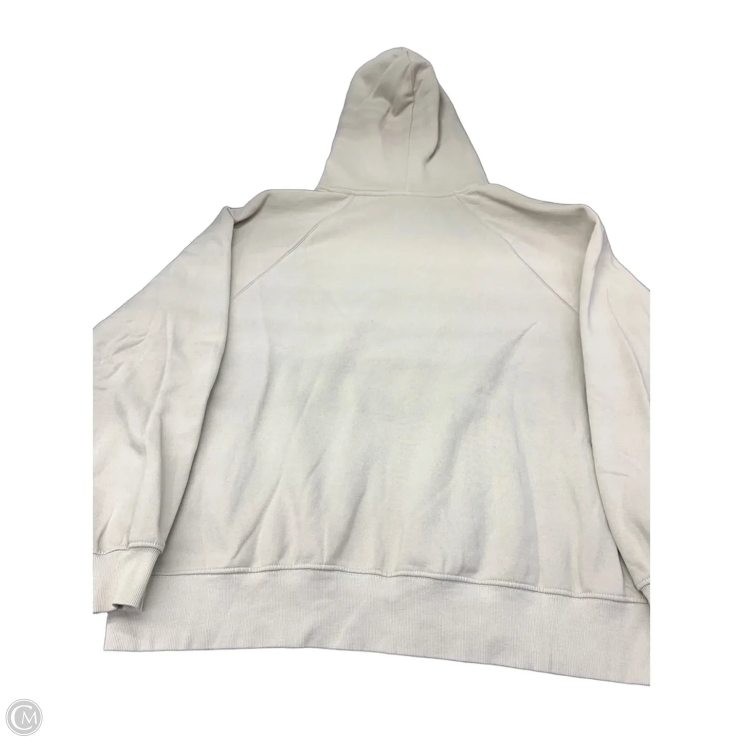 Sweatshirt Hoodie By H&m In Tan, Size: M