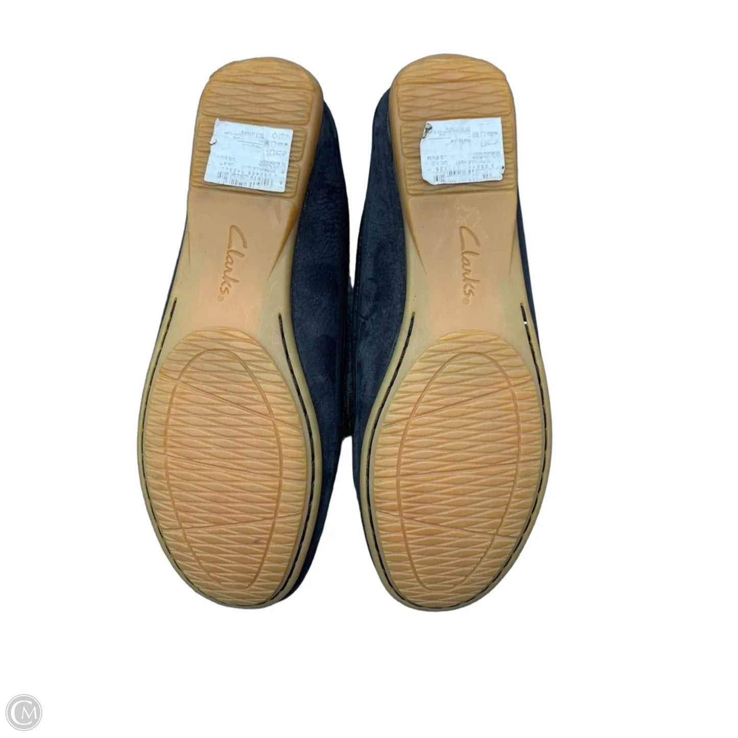 Shoes Flats By Clarks In Black, Size: 6.5