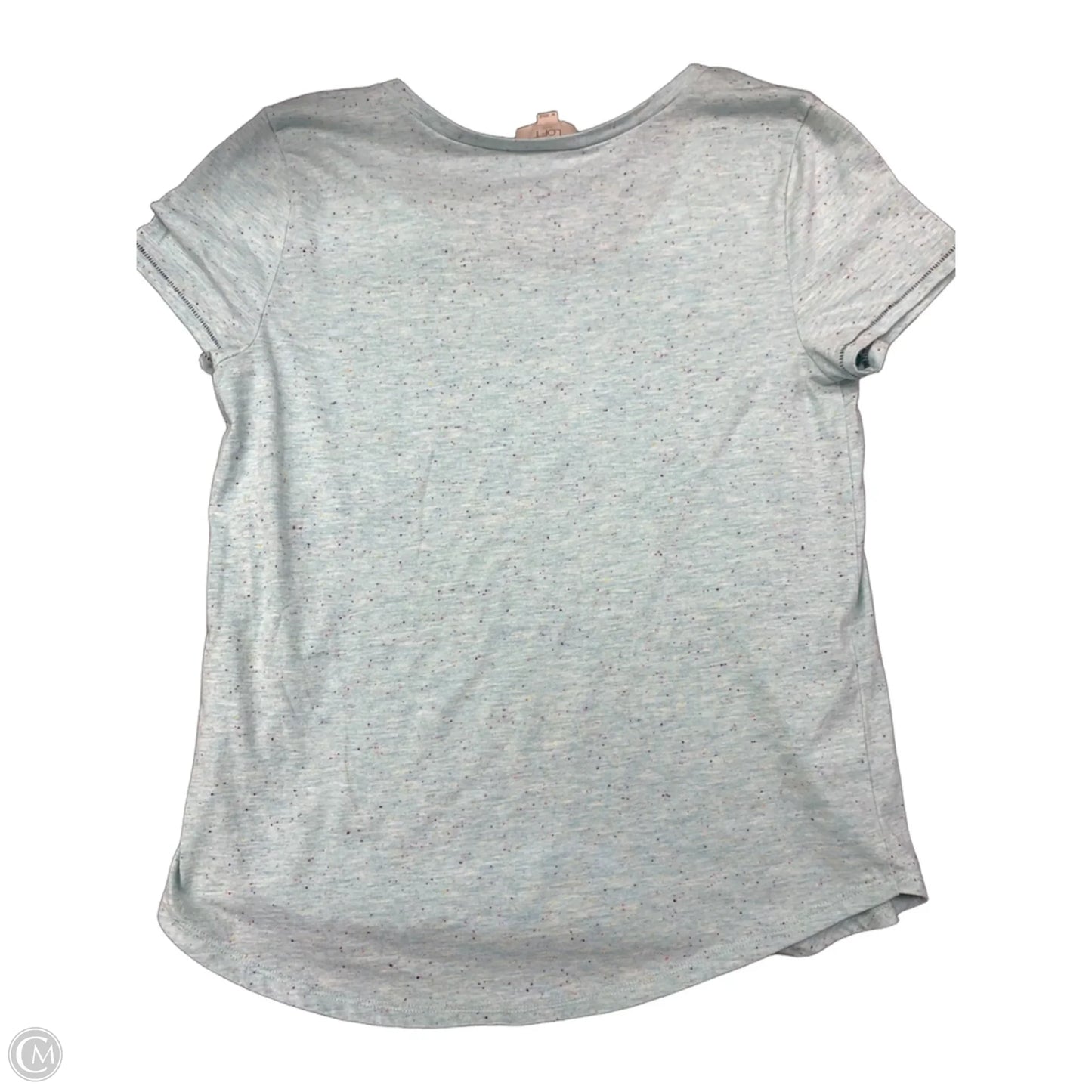Top Short Sleeve By Loft In Blue, Size: M
