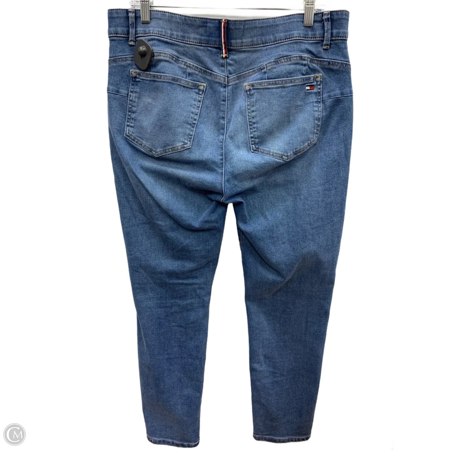 Jeans Skinny By Tommy Hilfiger In Blue Denim, Size: 12