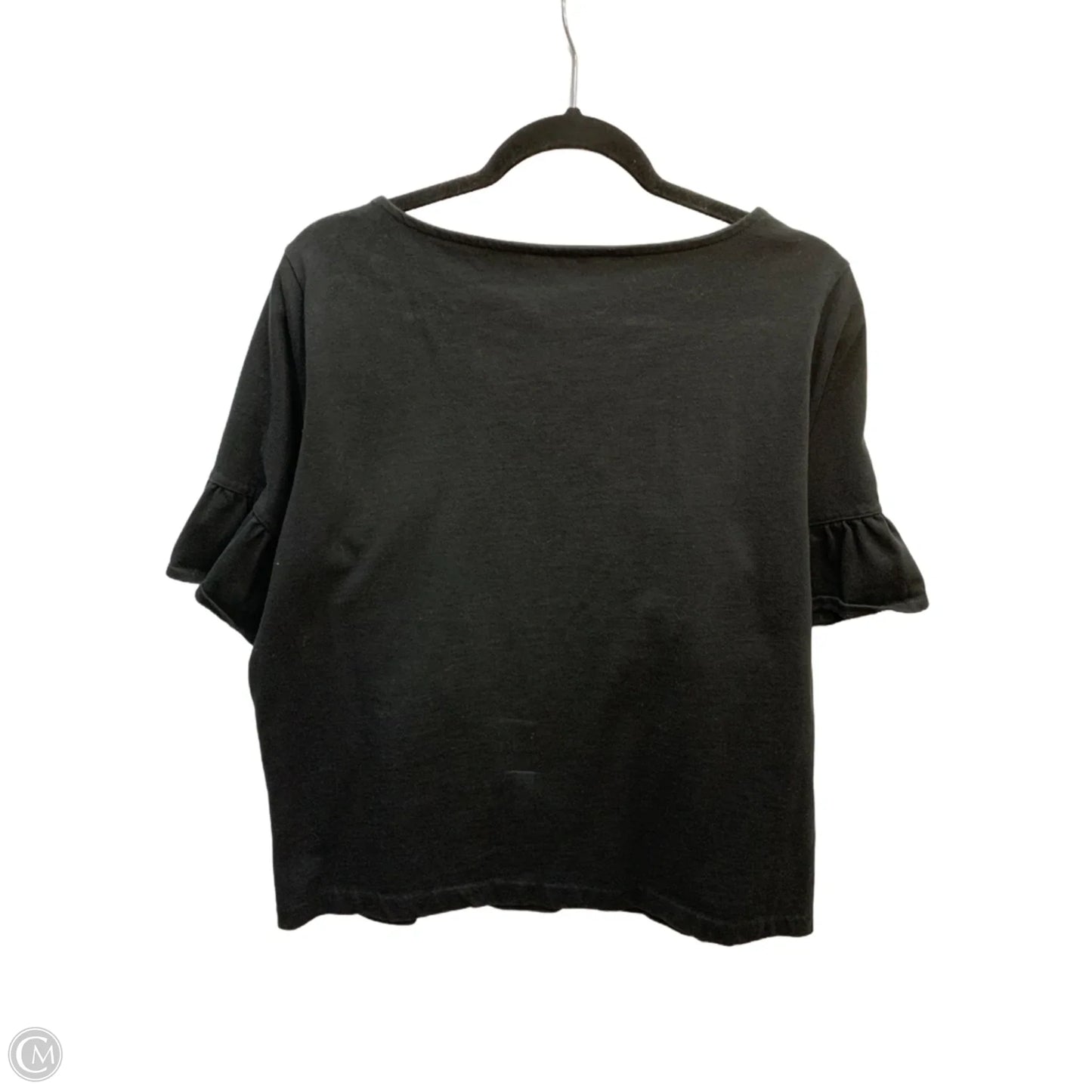 Top Short Sleeve By J. Crew In Black, Size: Xl