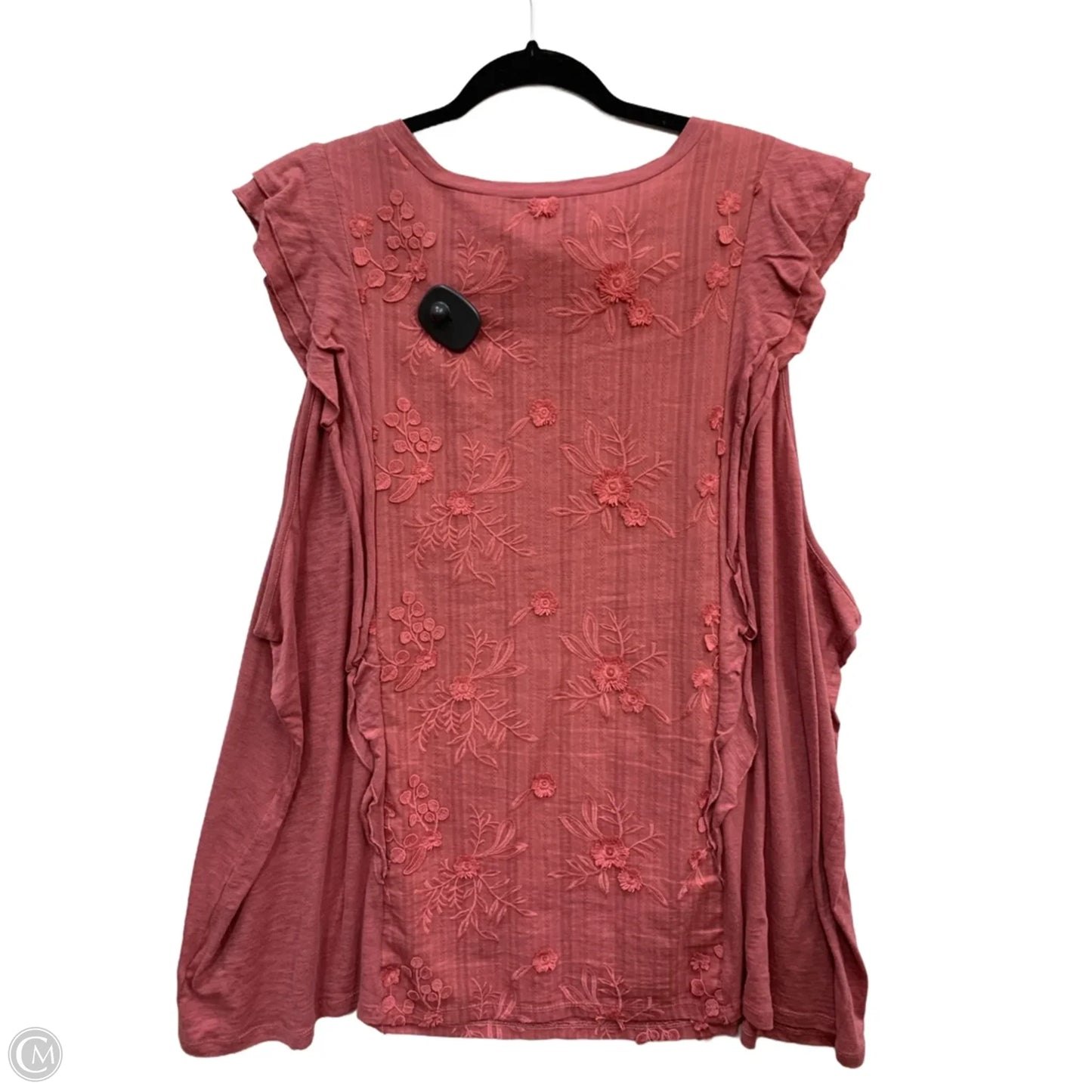Top Sleeveless By Torrid In Pink, Size: 28