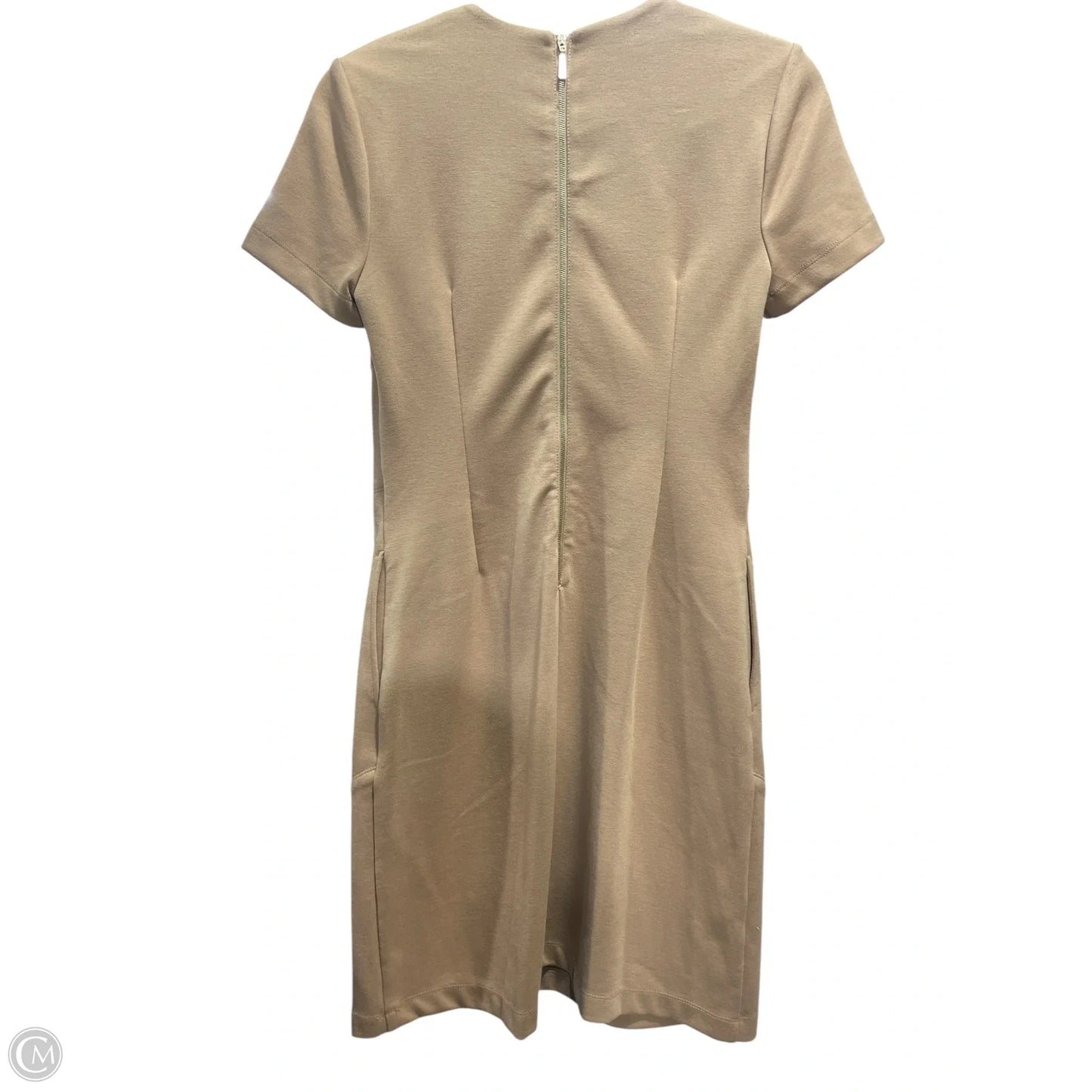 Dress Casual Midi By Calvin Klein In Brown, Size: 2