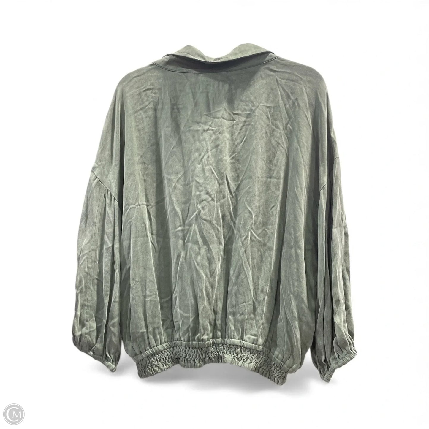 Top Long Sleeve By Dear John In Green, Size: Xl