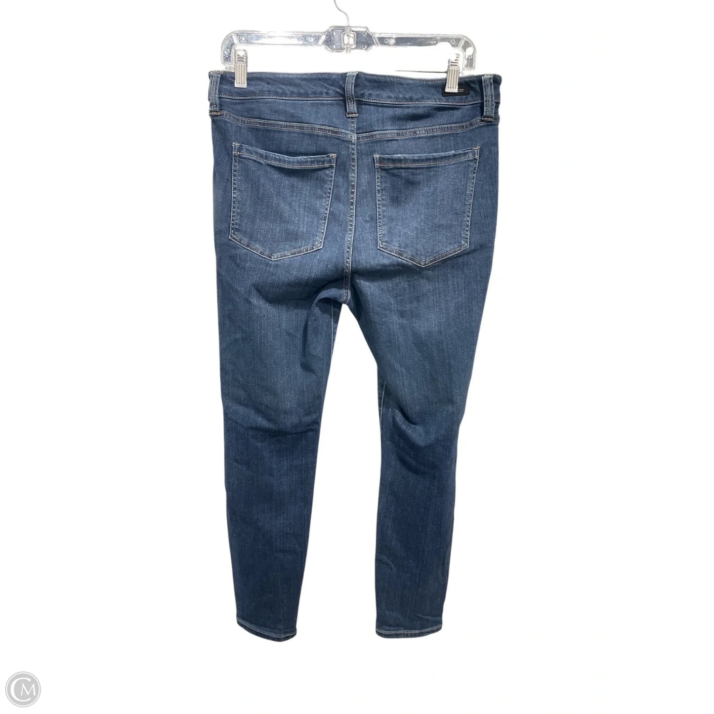 Jeans Skinny By Liverpool In Blue Denim, Size: 10