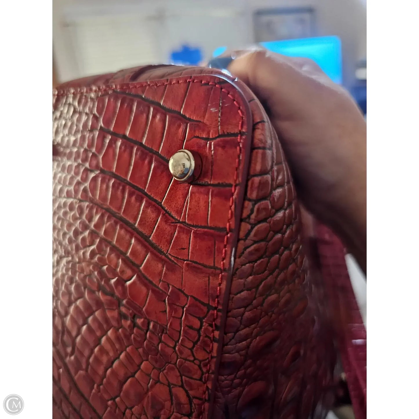 Handbag Designer By Brahmin, Size: Medium