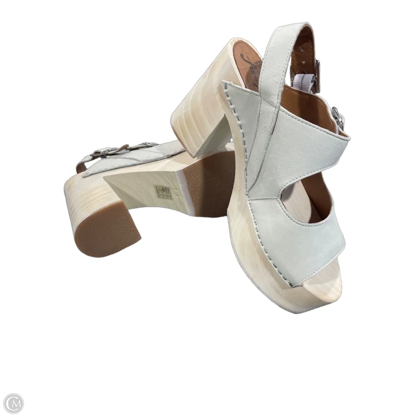 Shoes Heels Block By Free People In Blue & Cream, Size: 6