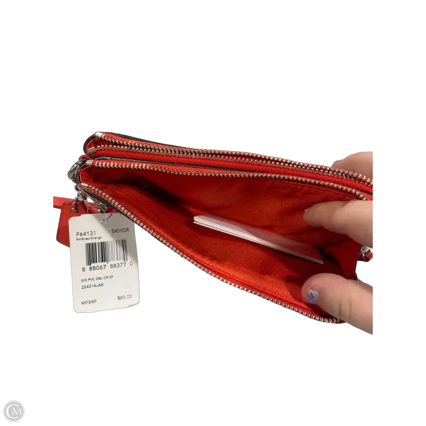 Wristlet Designer By Coach, Size: Small