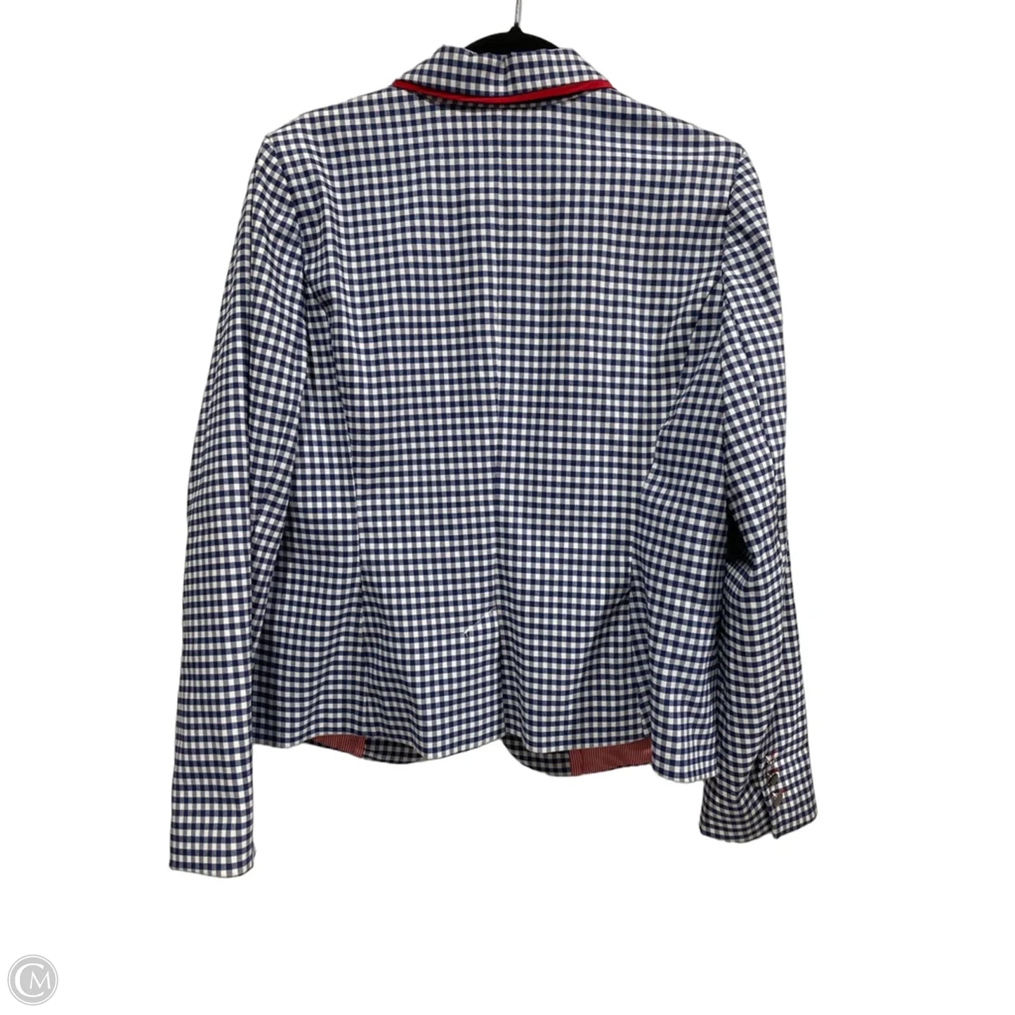 Blazer By Cynthia Rowley In Checkered Pattern, Size: Xl