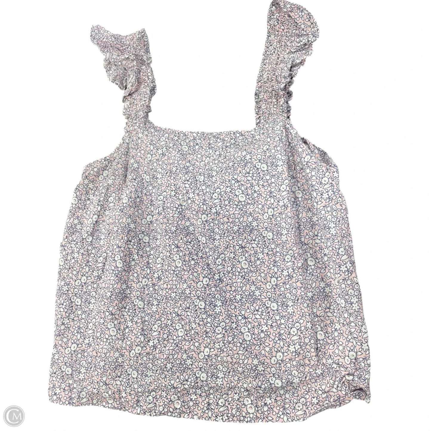 Blouse Sleeveless By J. Crew In Floral Print, Size: S