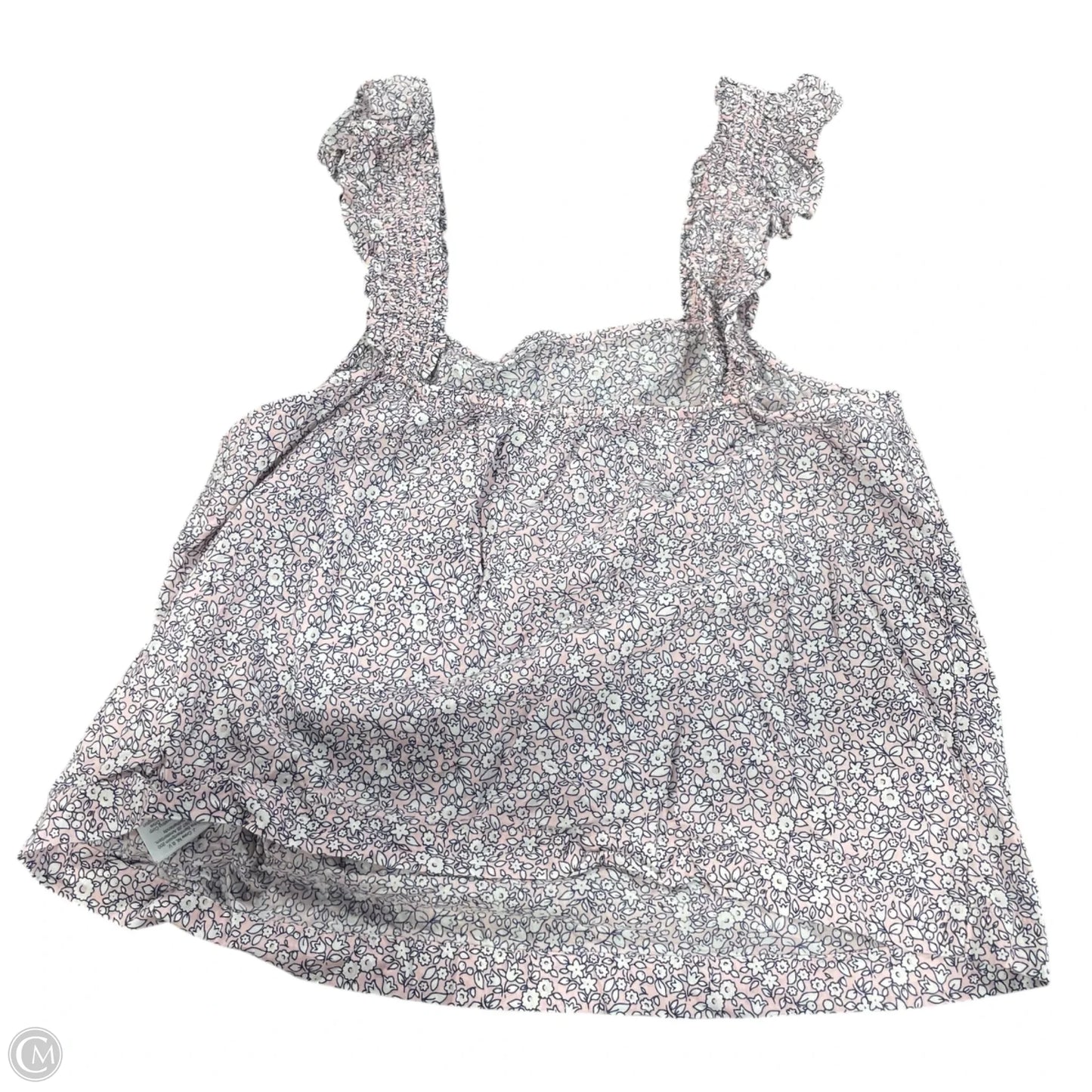 Blouse Sleeveless By J. Crew In Floral Print, Size: S