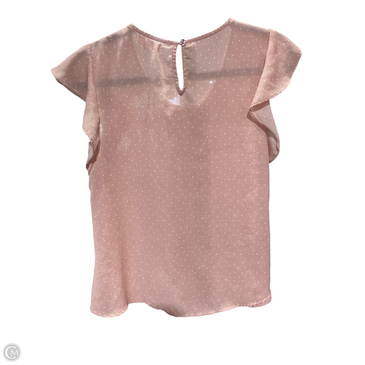 Blouse Sleeveless By Mine In Polkadot Pattern, Size: S