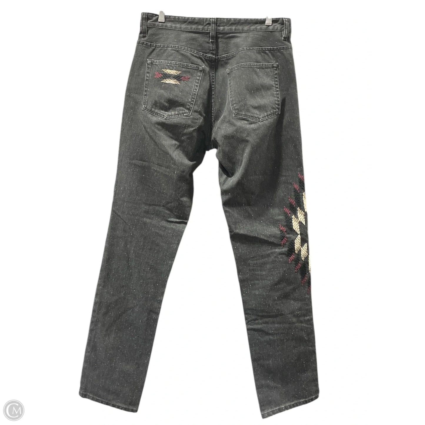 Jeans Designer By Isabel Marant In Black Denim, Size: L
