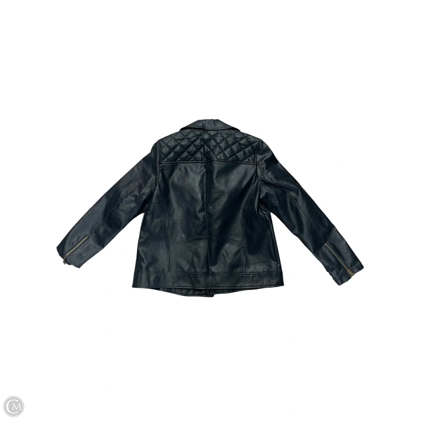 Jacket Leather By Universal Thread In Black, Size: M