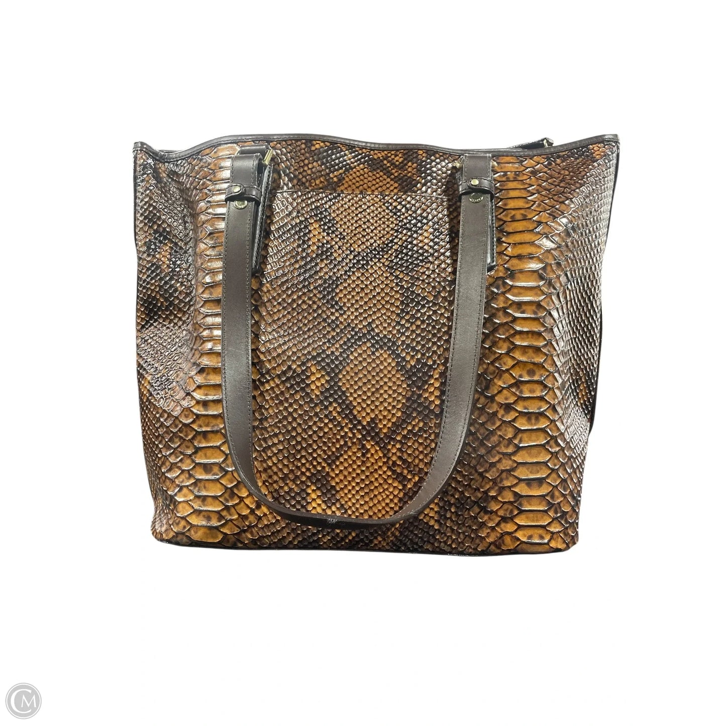 Handbag Designer By Brahmin, Size: Large