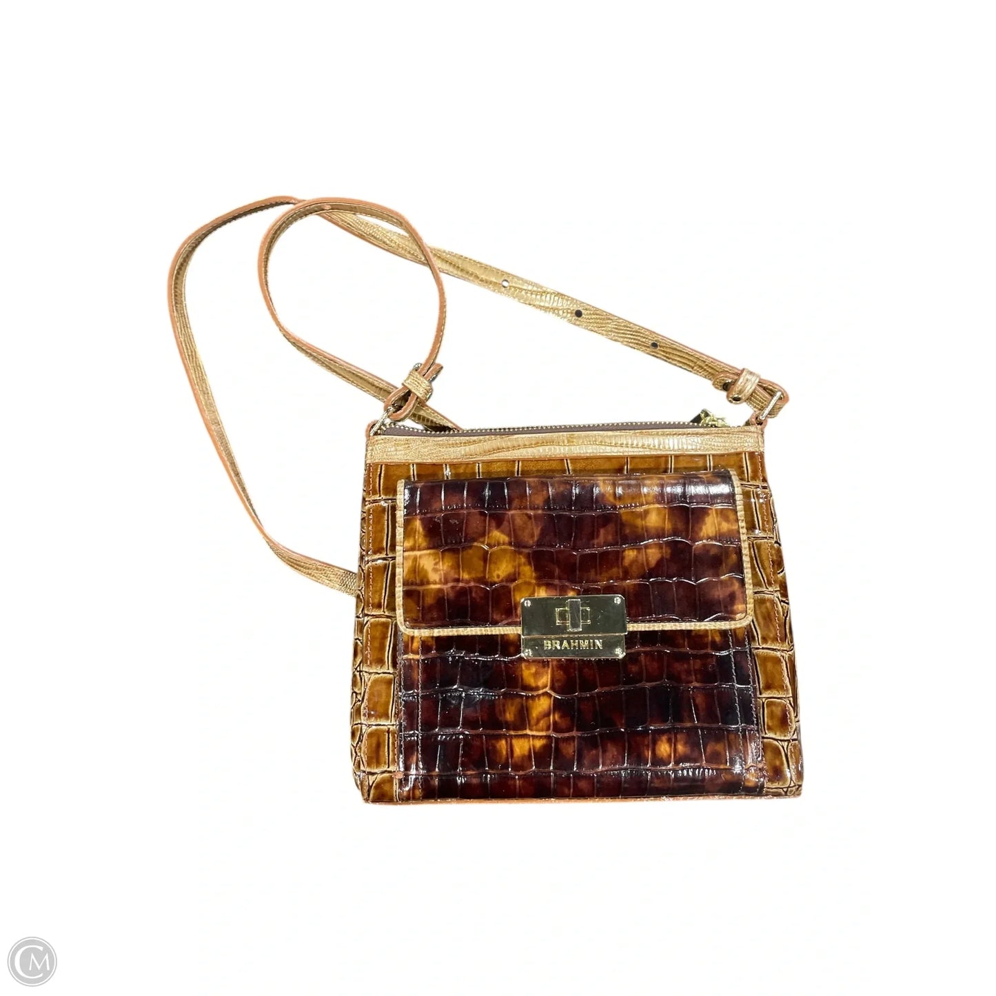Handbag Designer By Brahmin, Size: Small