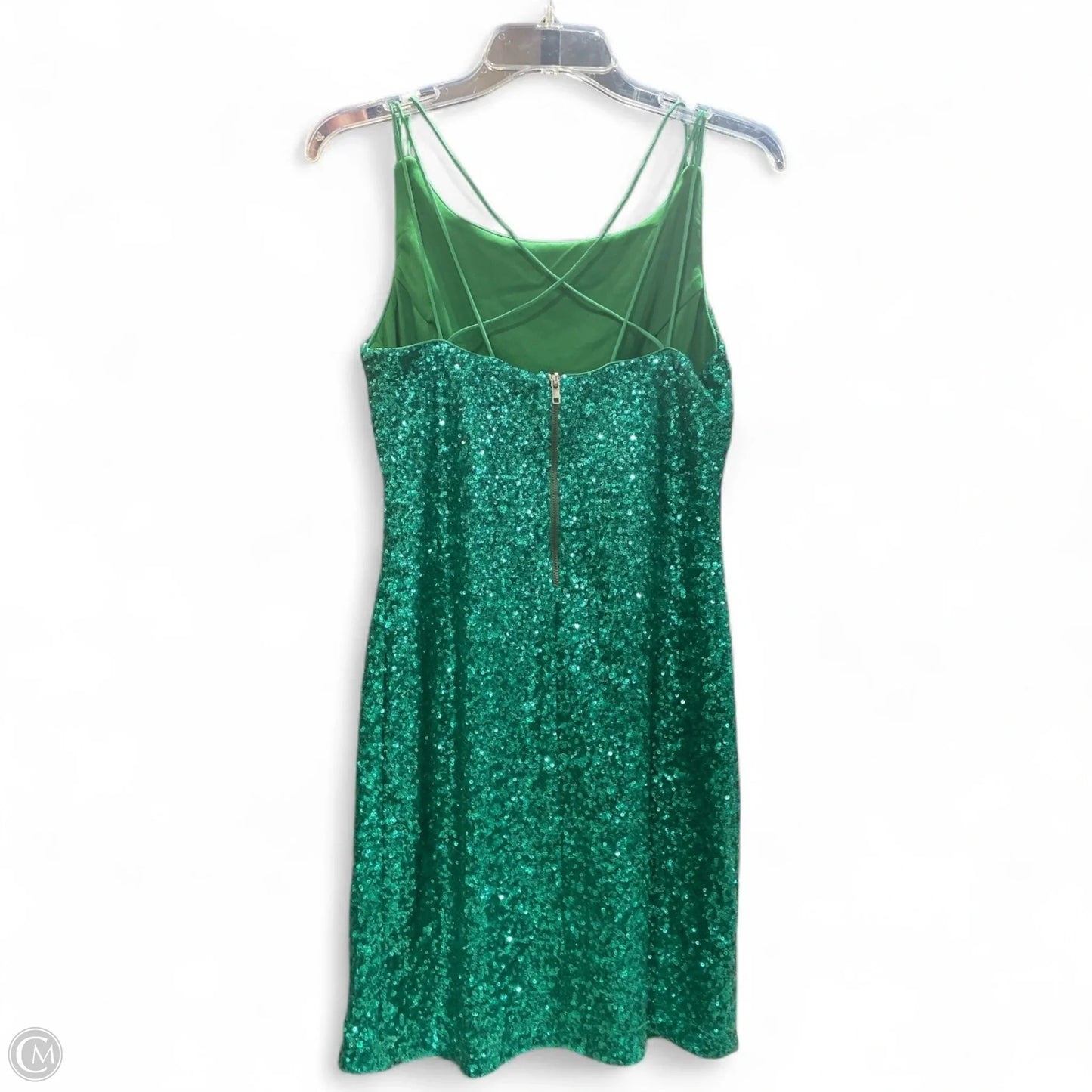 Dress Casual Midi By Clothes Mentor In Green, Size: L